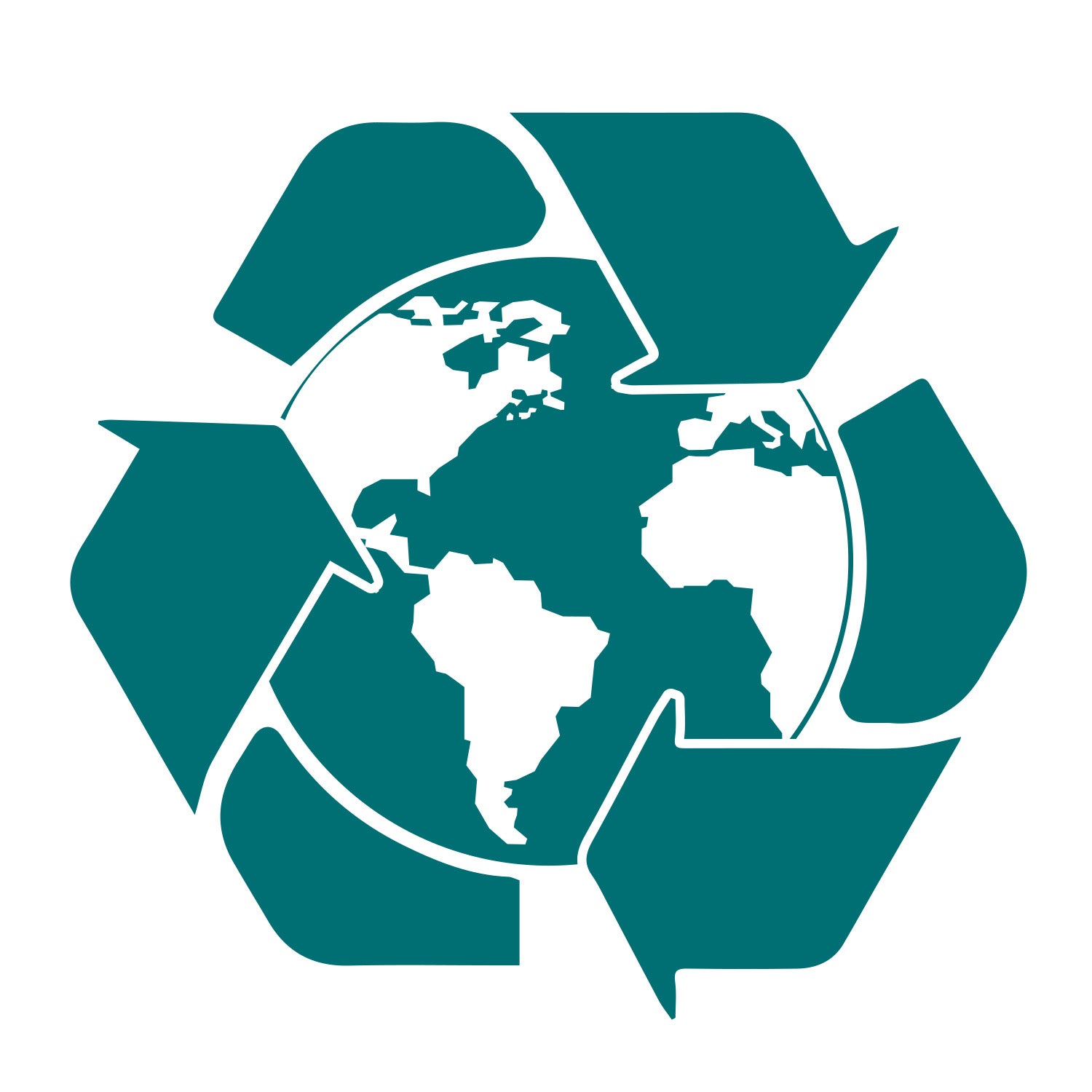 Earth Day Globe Recycle Symbol