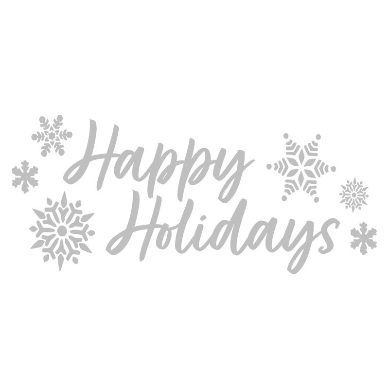 Happy Holidays Snowflake