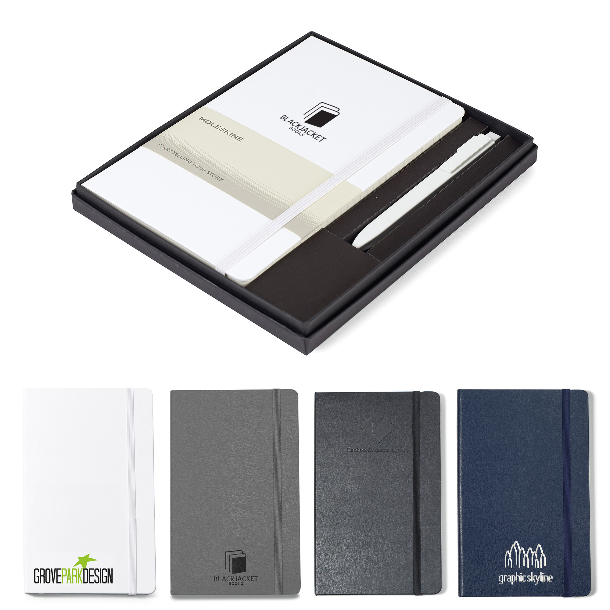 Custom Moleskine Notebook & Pen Gift Set | Large