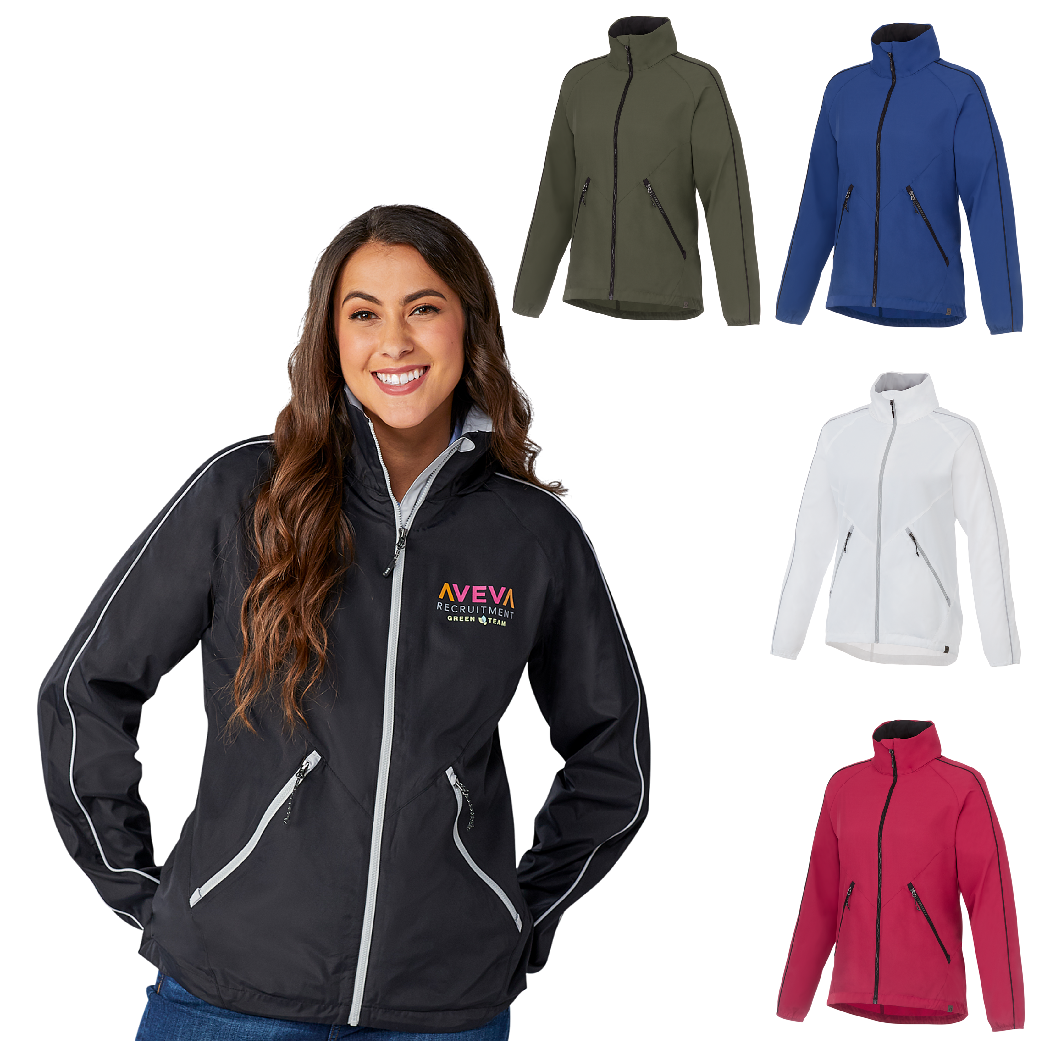 Women's Custom Eco Lightweight Packable Jacket | Recycled