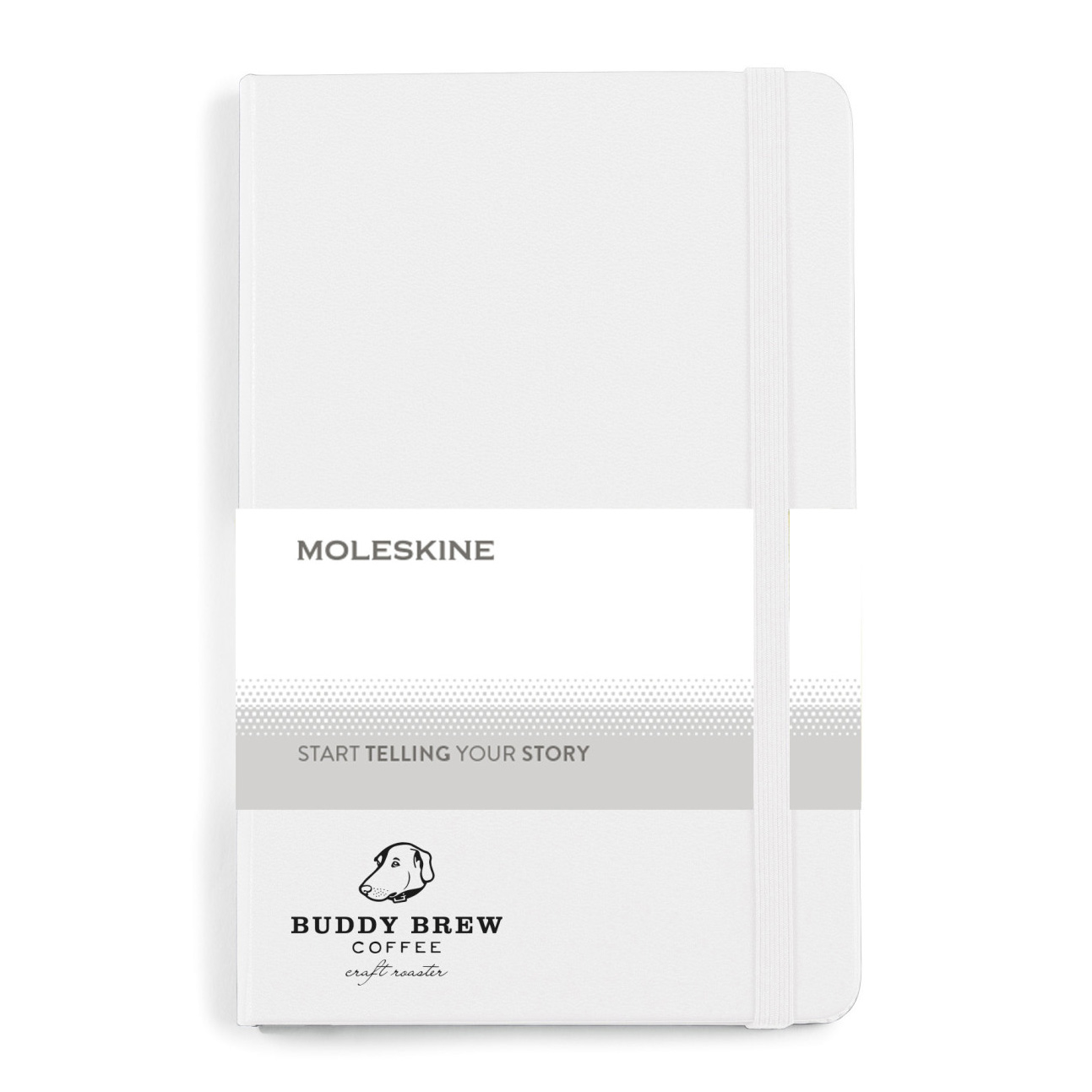 Moleskine® Medium Custom White Notebook