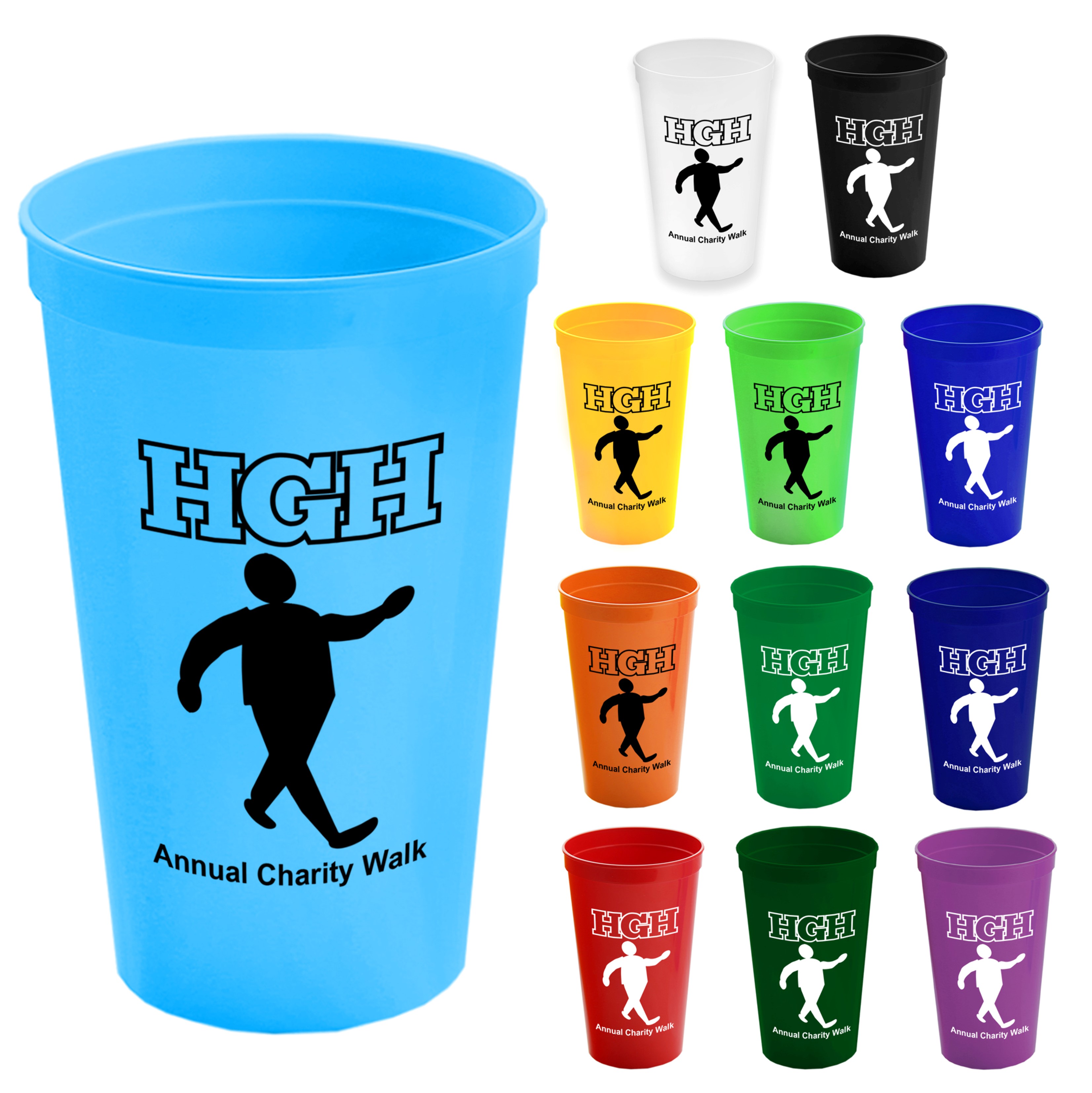 Personalized Stadium Cups | Recycled | USA Made | 22 oz 