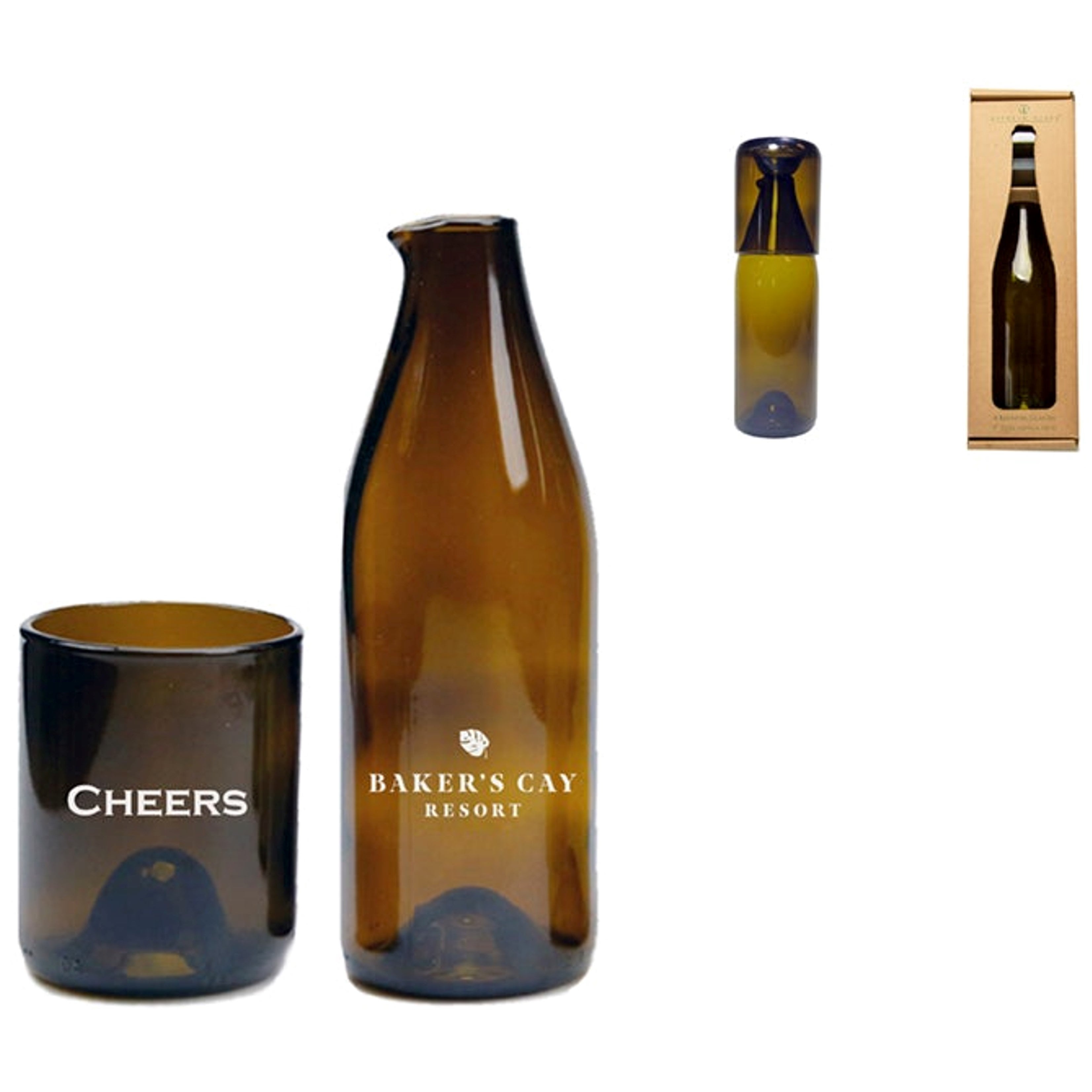 Recycled Carafe & Glass Set | 12 oz