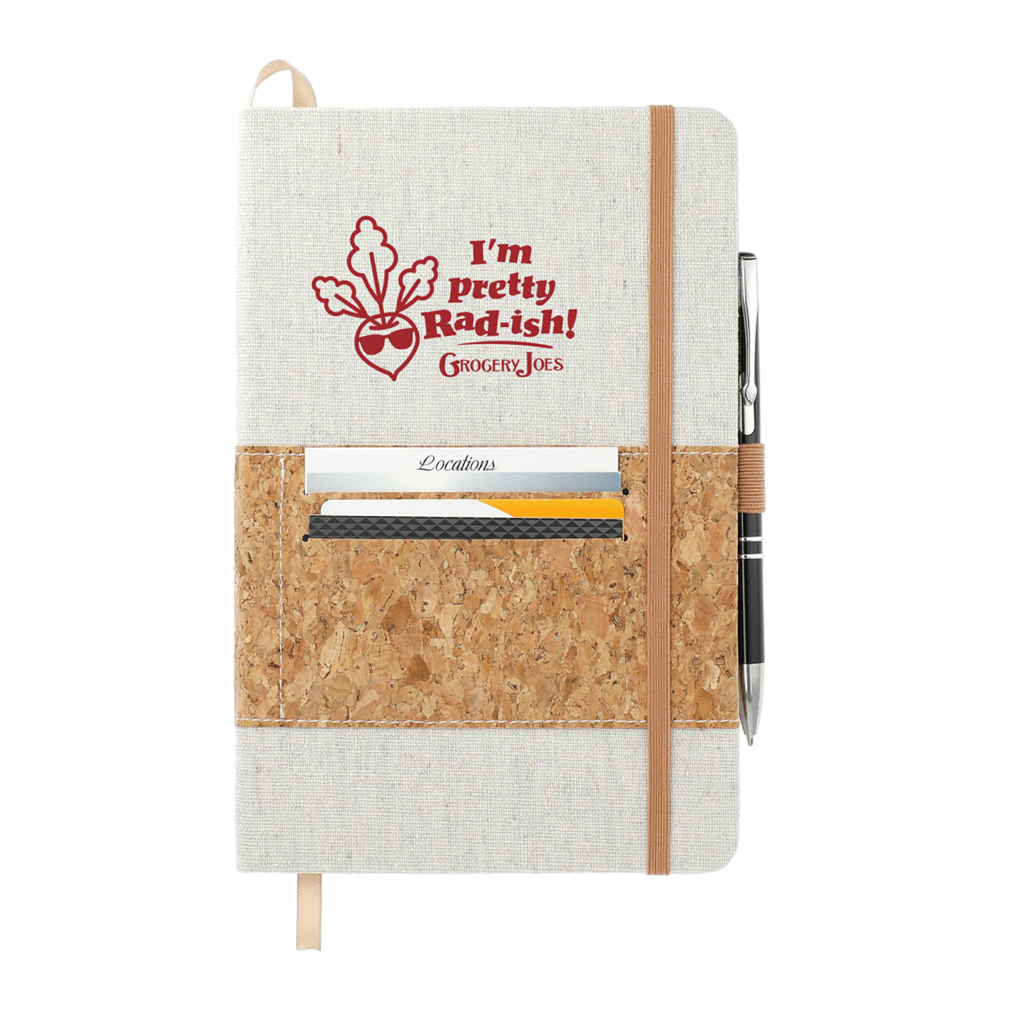 Recycled Cotton and Cork Journal | 5x8