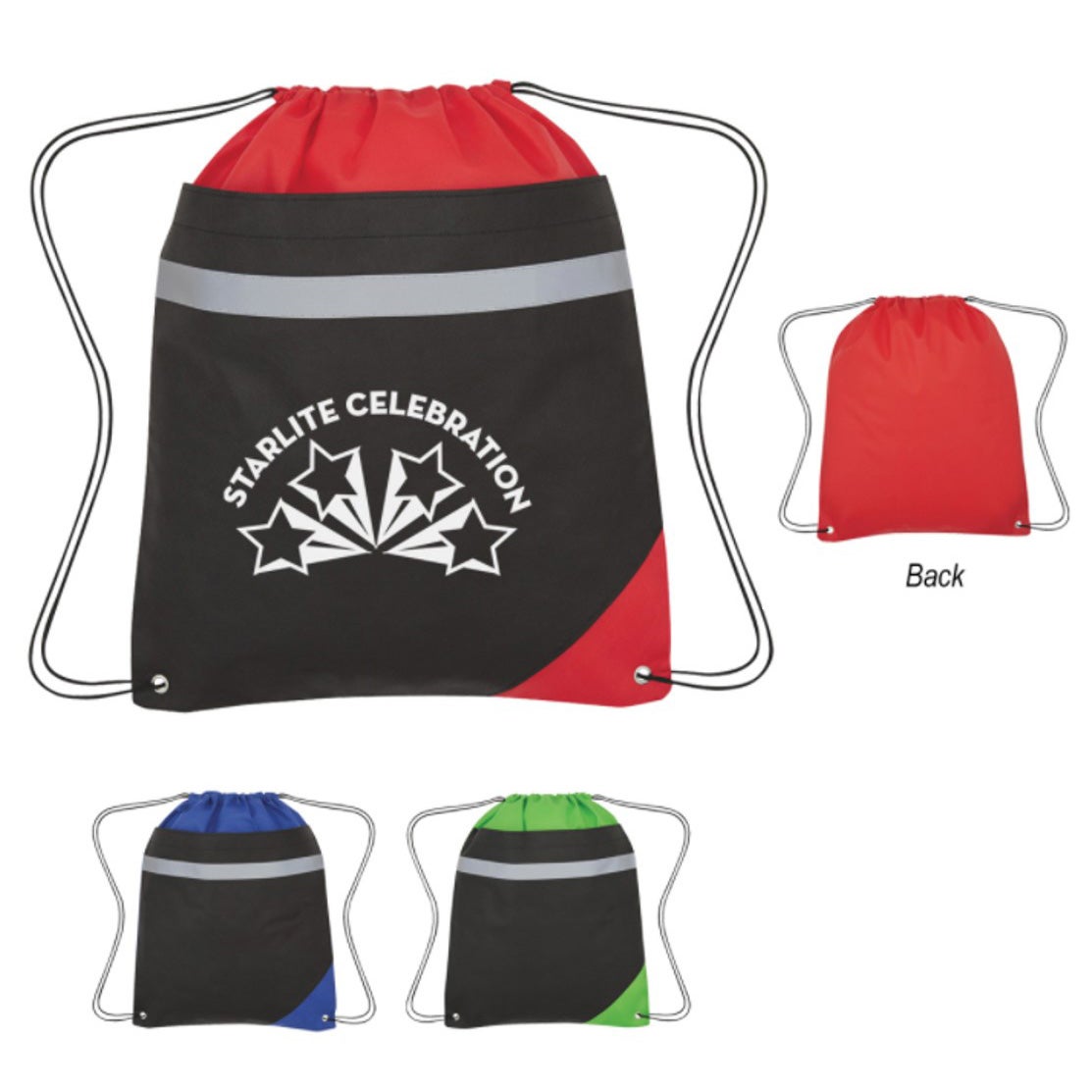 Drawstring Backpack | Non-Woven | 14x17