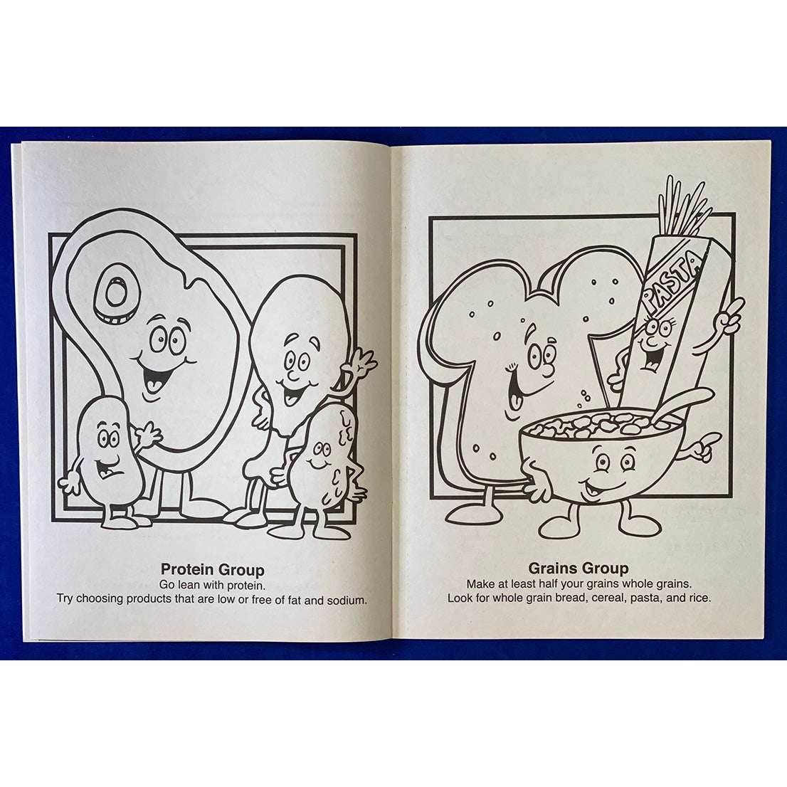 Eat Right Eat Healthy Activity Book for Kids - inside
