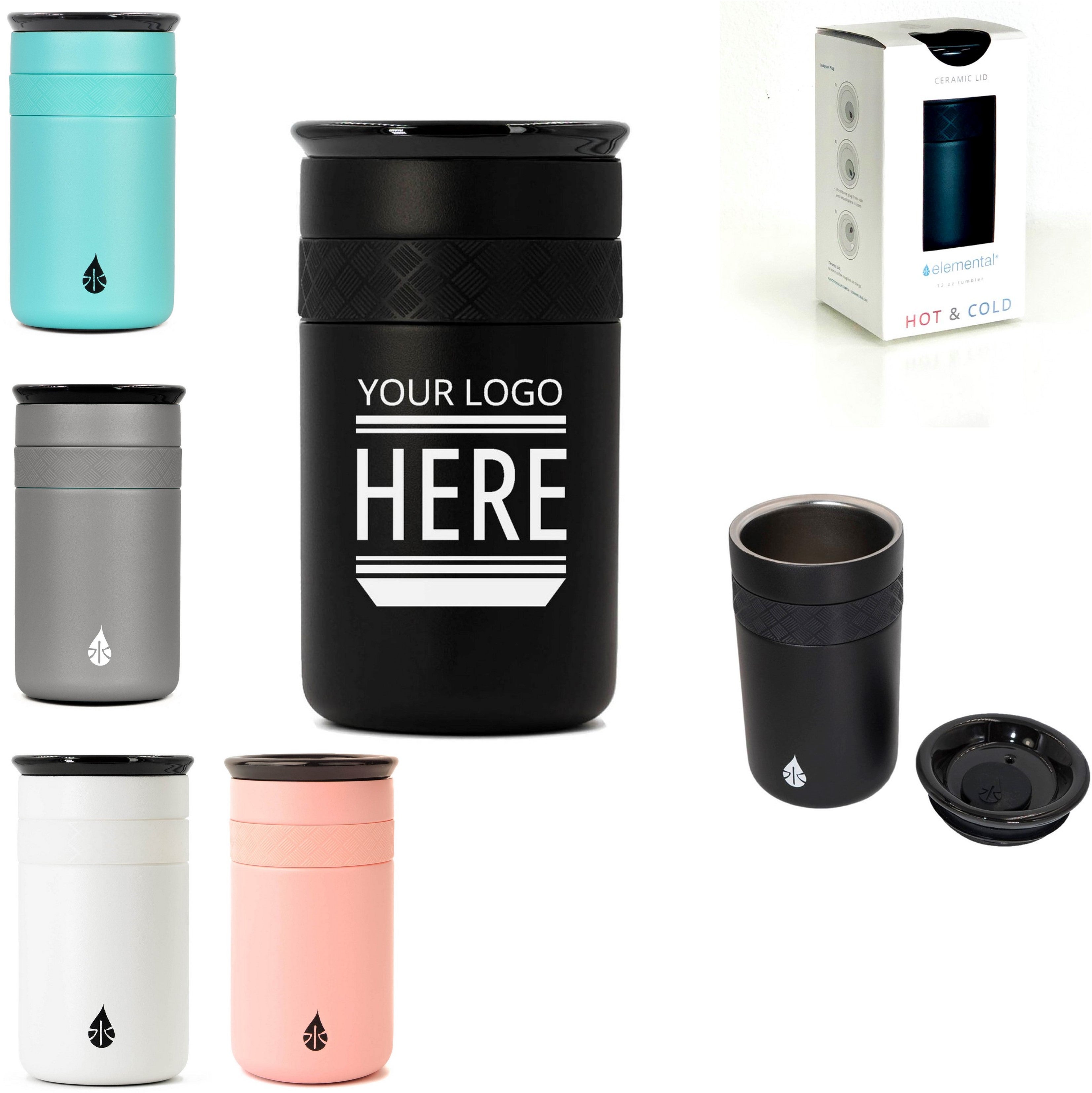 Elemental® Stainless Steel Stainless Tumbler 12 oz