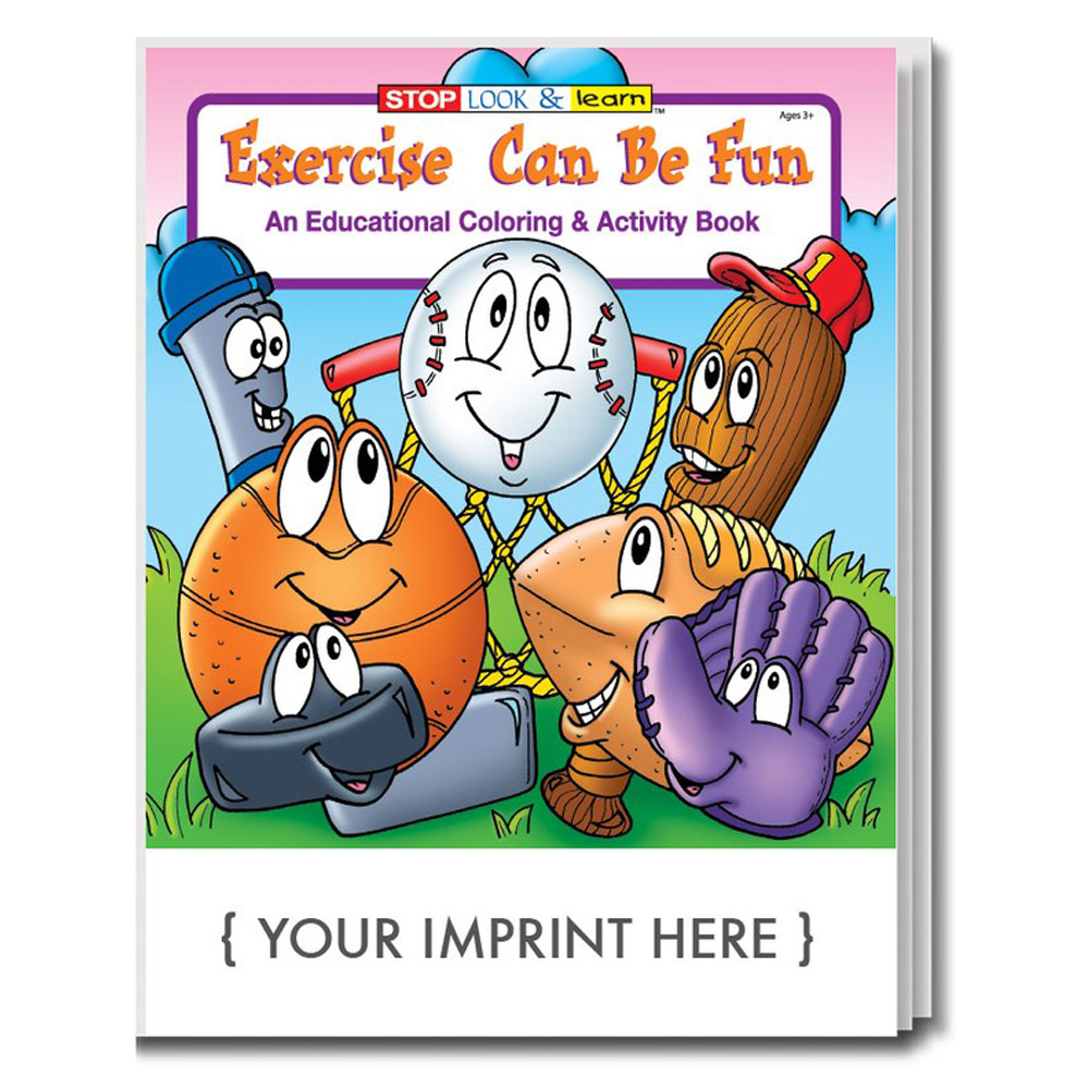 Exercise Can Be Fun Activity Book for Kids
