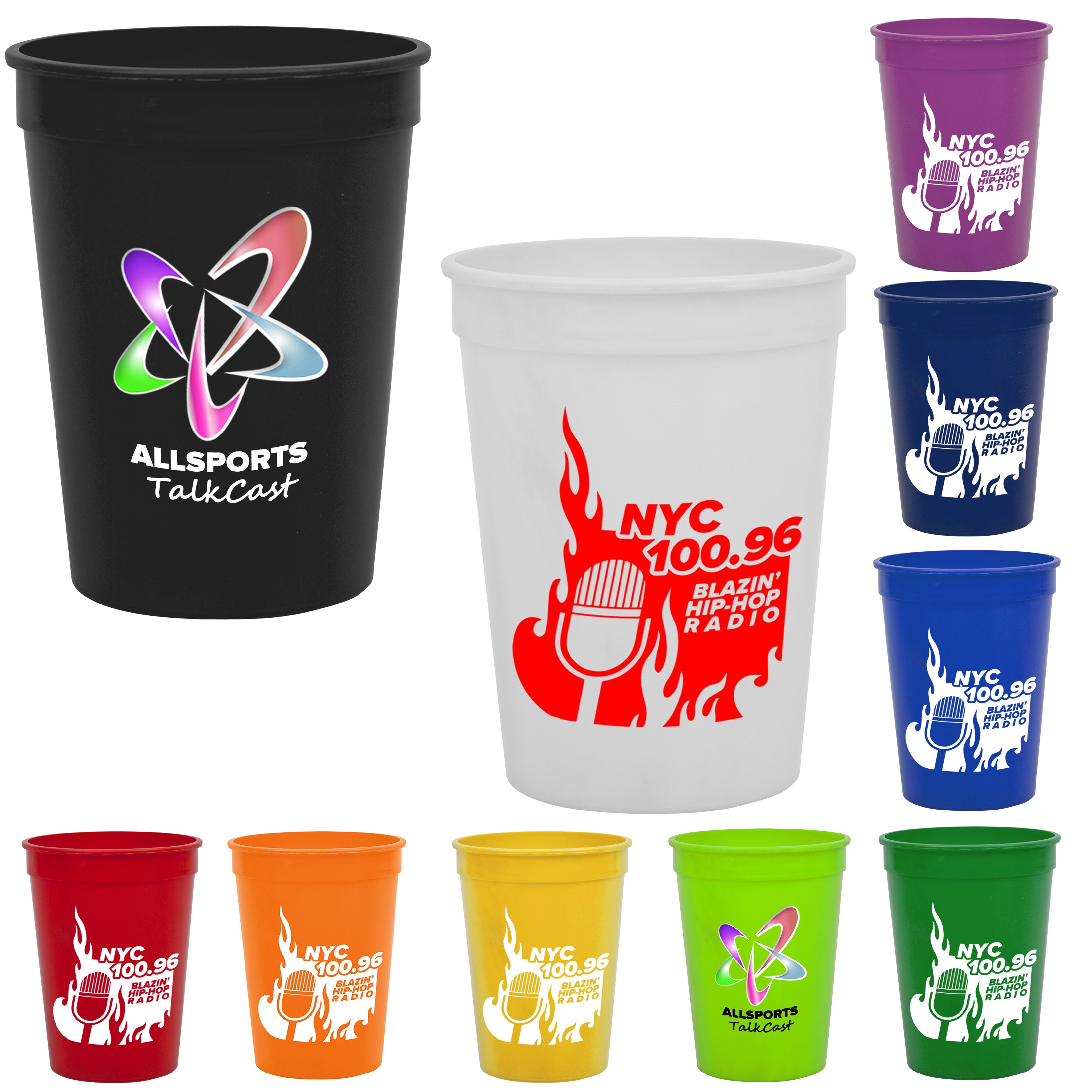 Personalized Stadium Cups | Recycled | USA Made | 12 oz
