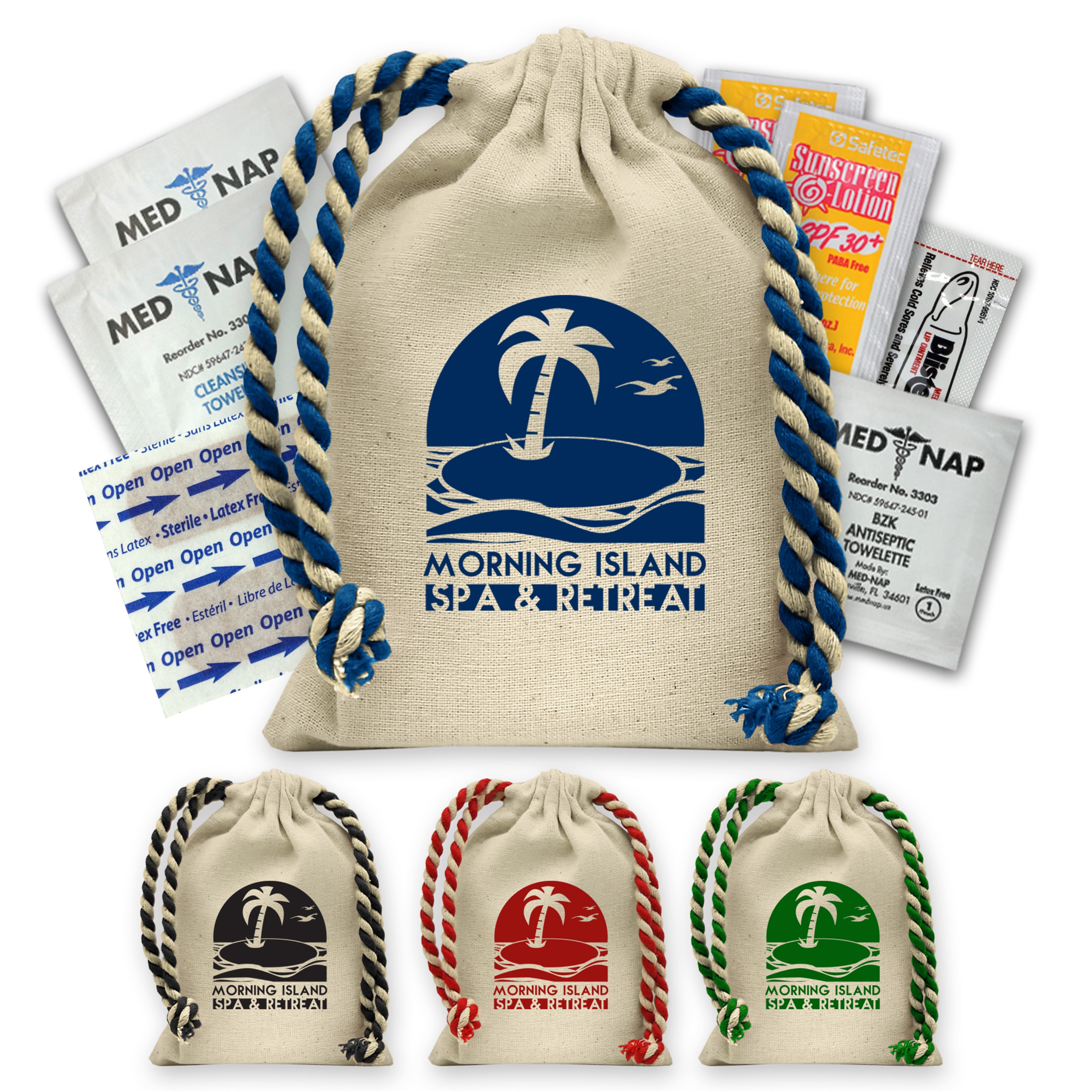 Promotional Sunscreen Kit | Cotton Bag | Reef Safe