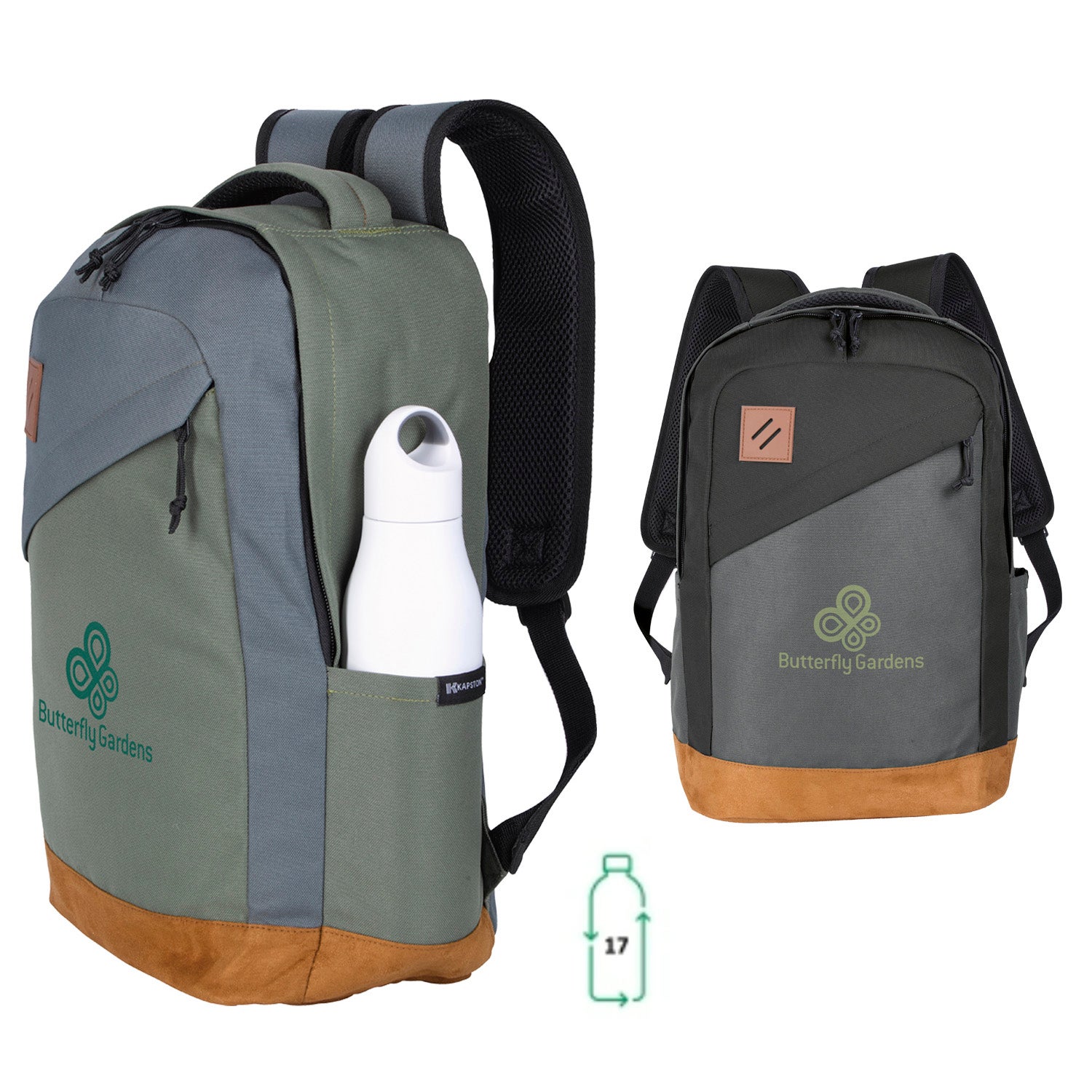 Recycled Custom Branded RPET Backpack