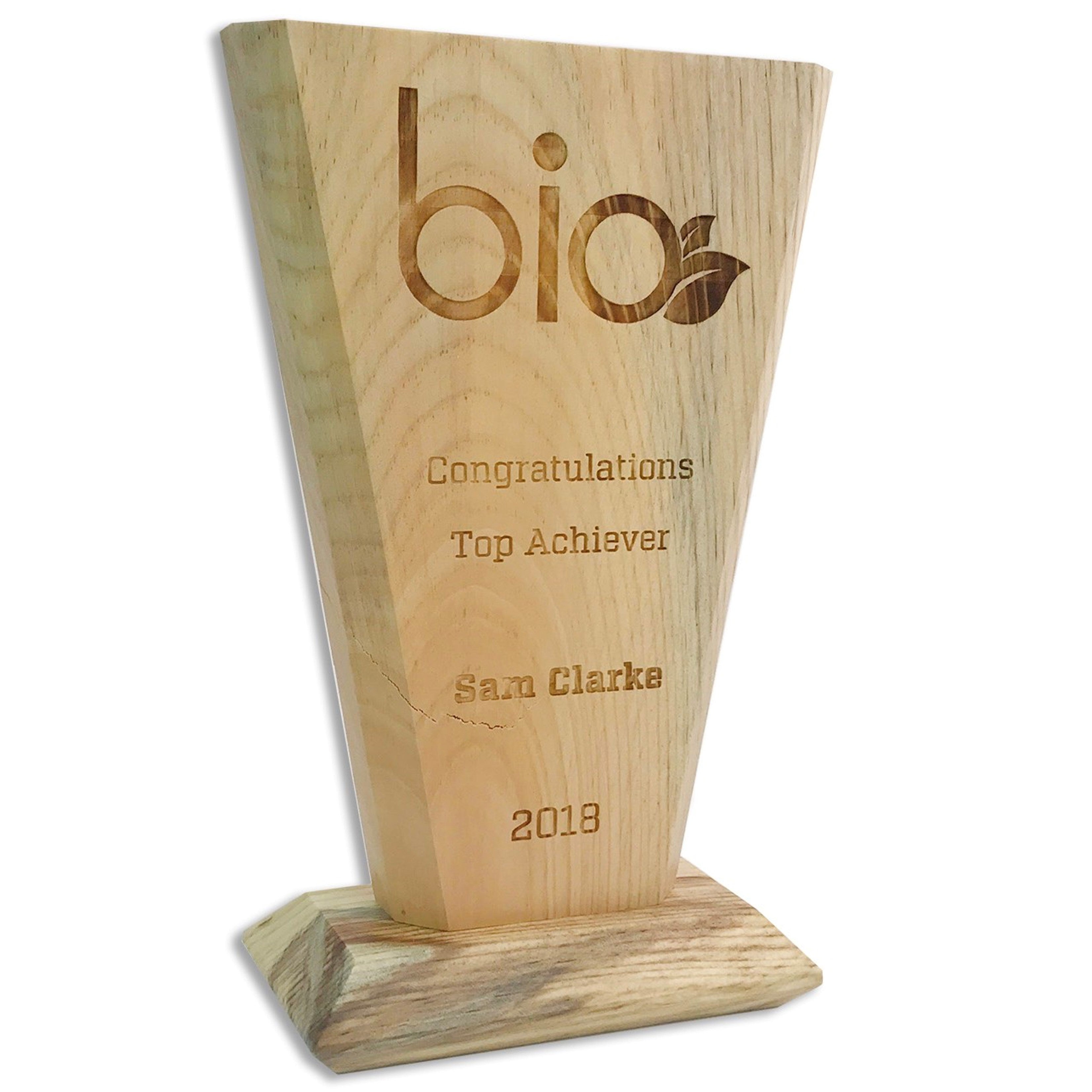 Recycled Wood Award | USA Made | Keystone | 12"
