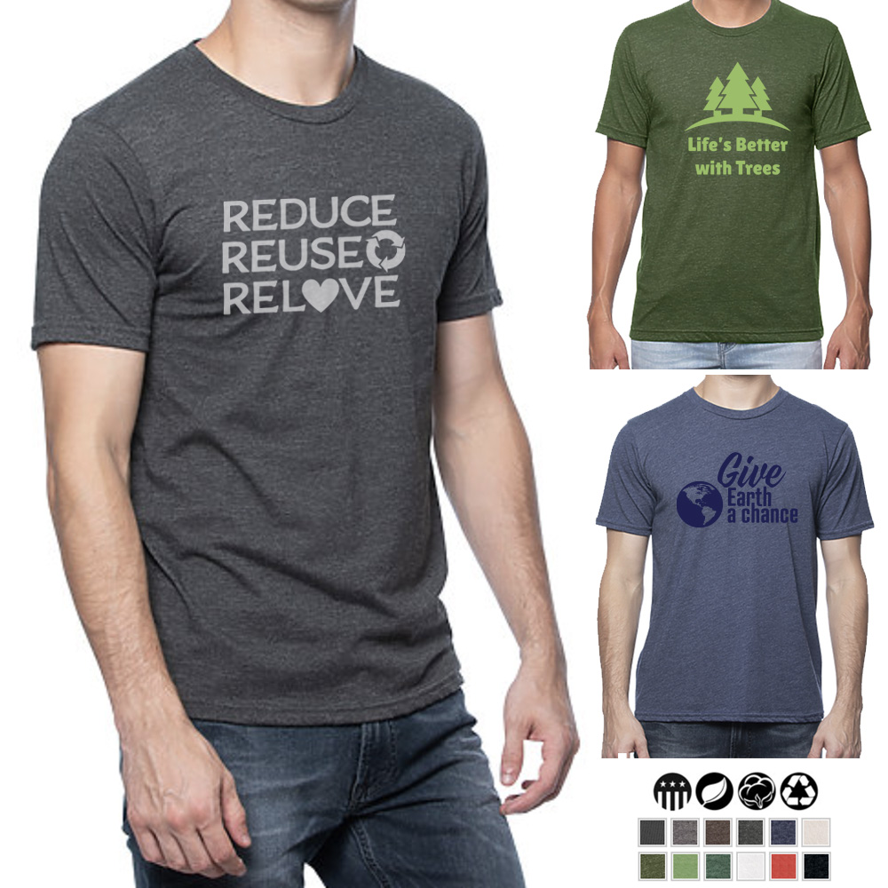 USA Custom Unisex Organic Cotton and RPET Tshirt_Earth Day