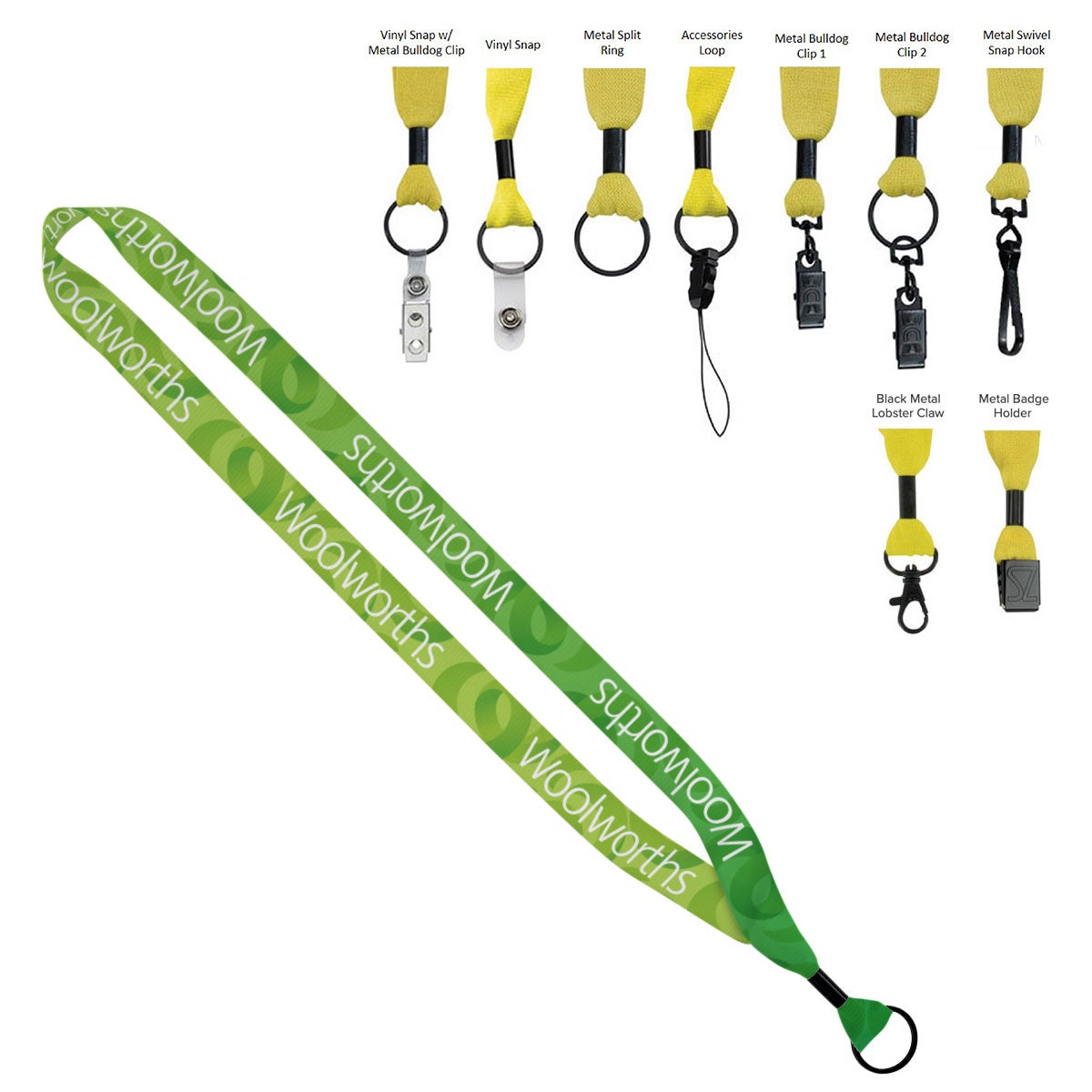 Custom Lanyards | Recycled | USA Made | 3/4" | With Attachment