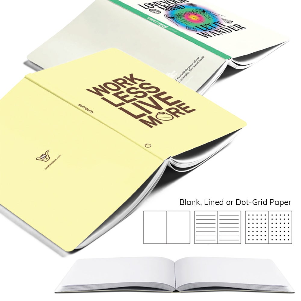 Recycled Lay Flat Notebook | USA Made | Full Color | 8.5x11