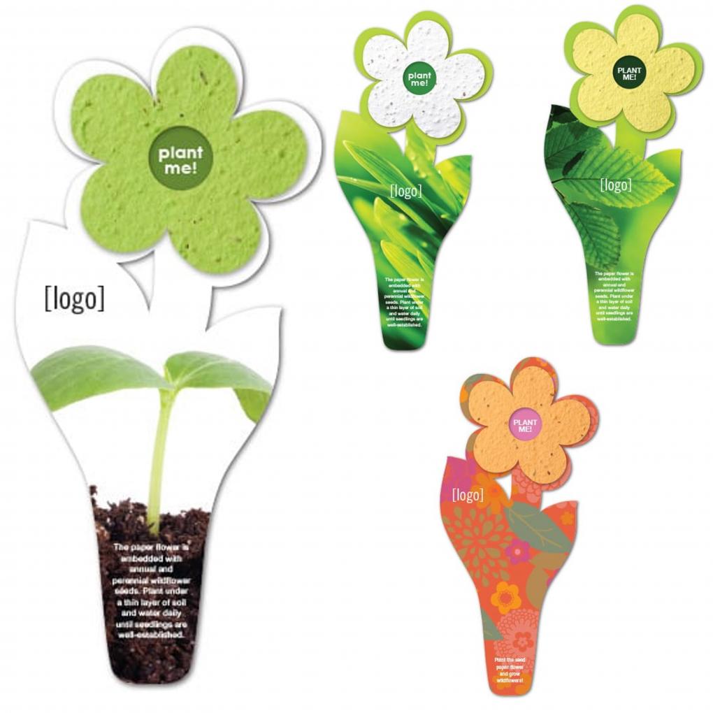 Earth Day Plantable Flower Bookmark | USA Made