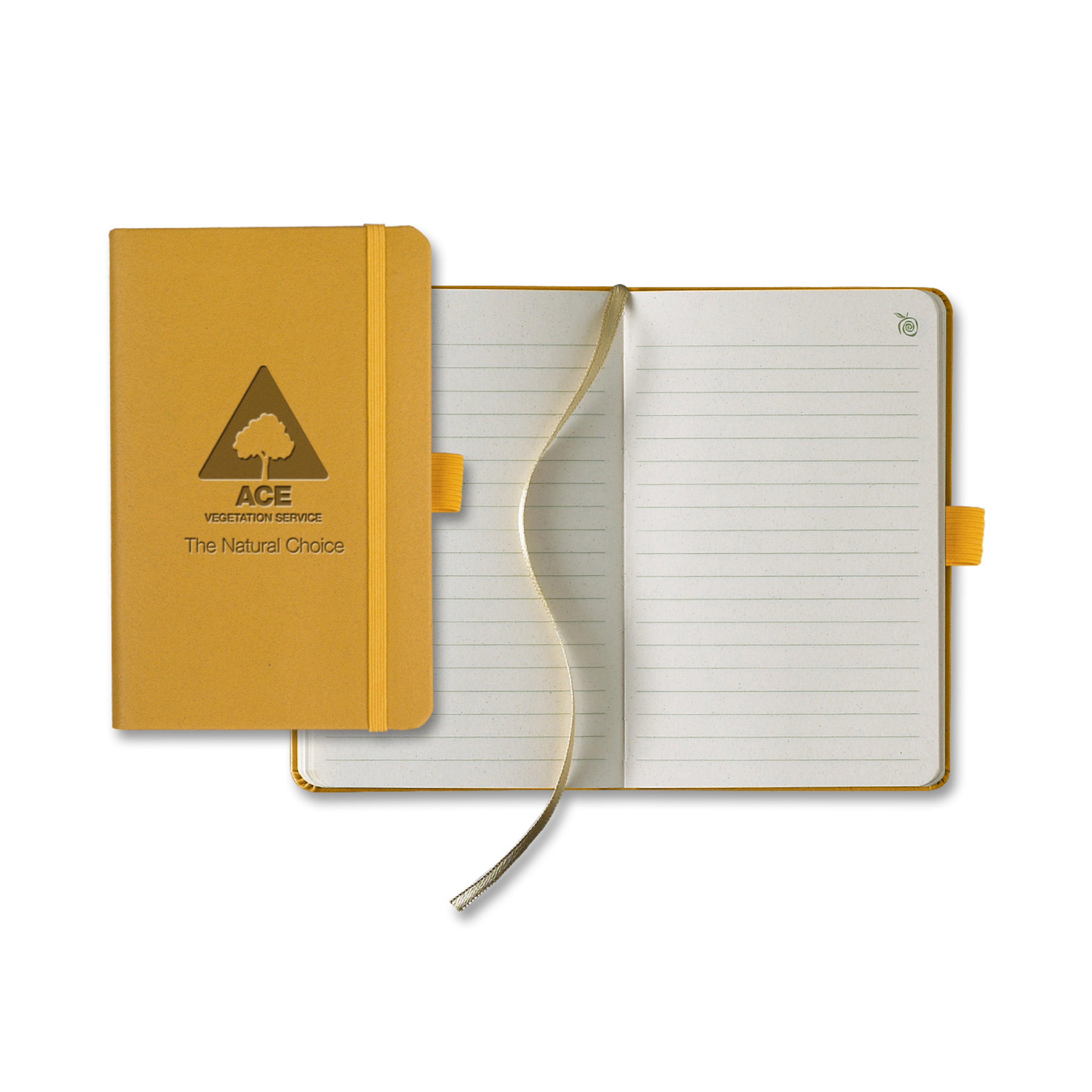 Inside of apple journal yellow