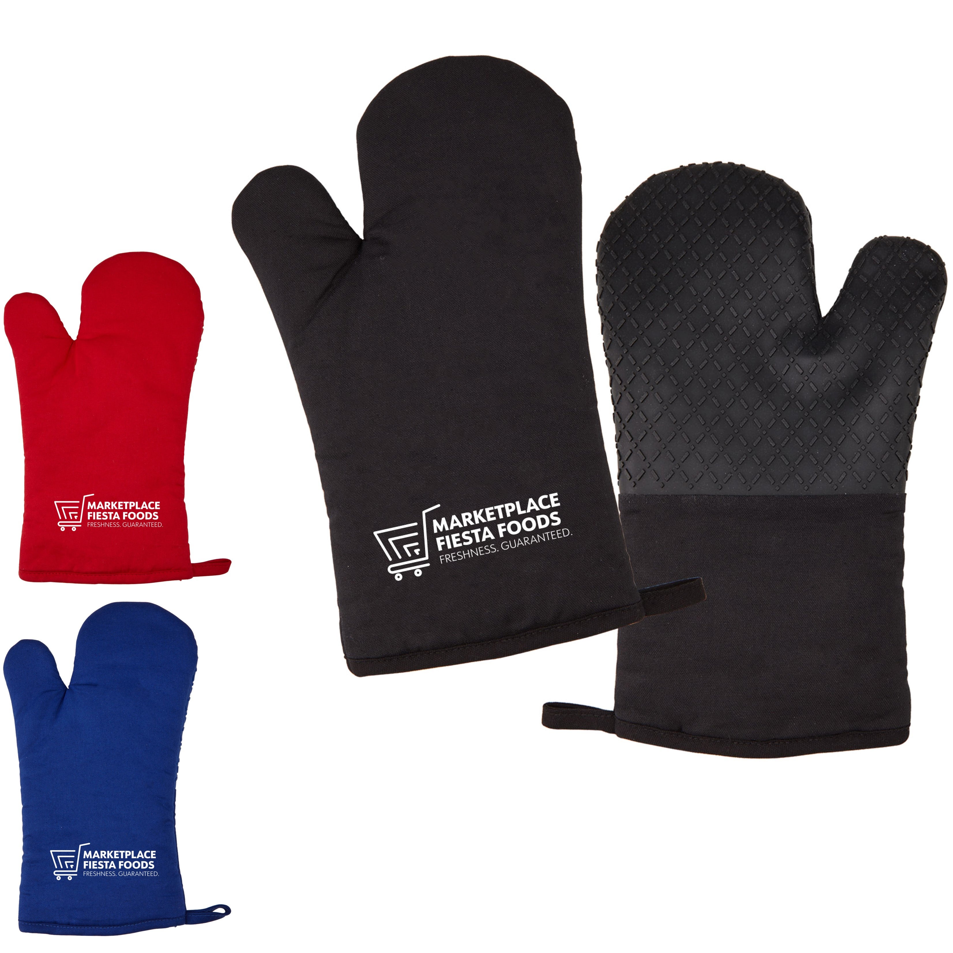 Custom Recycled RPET & Silicone Oven Mitt