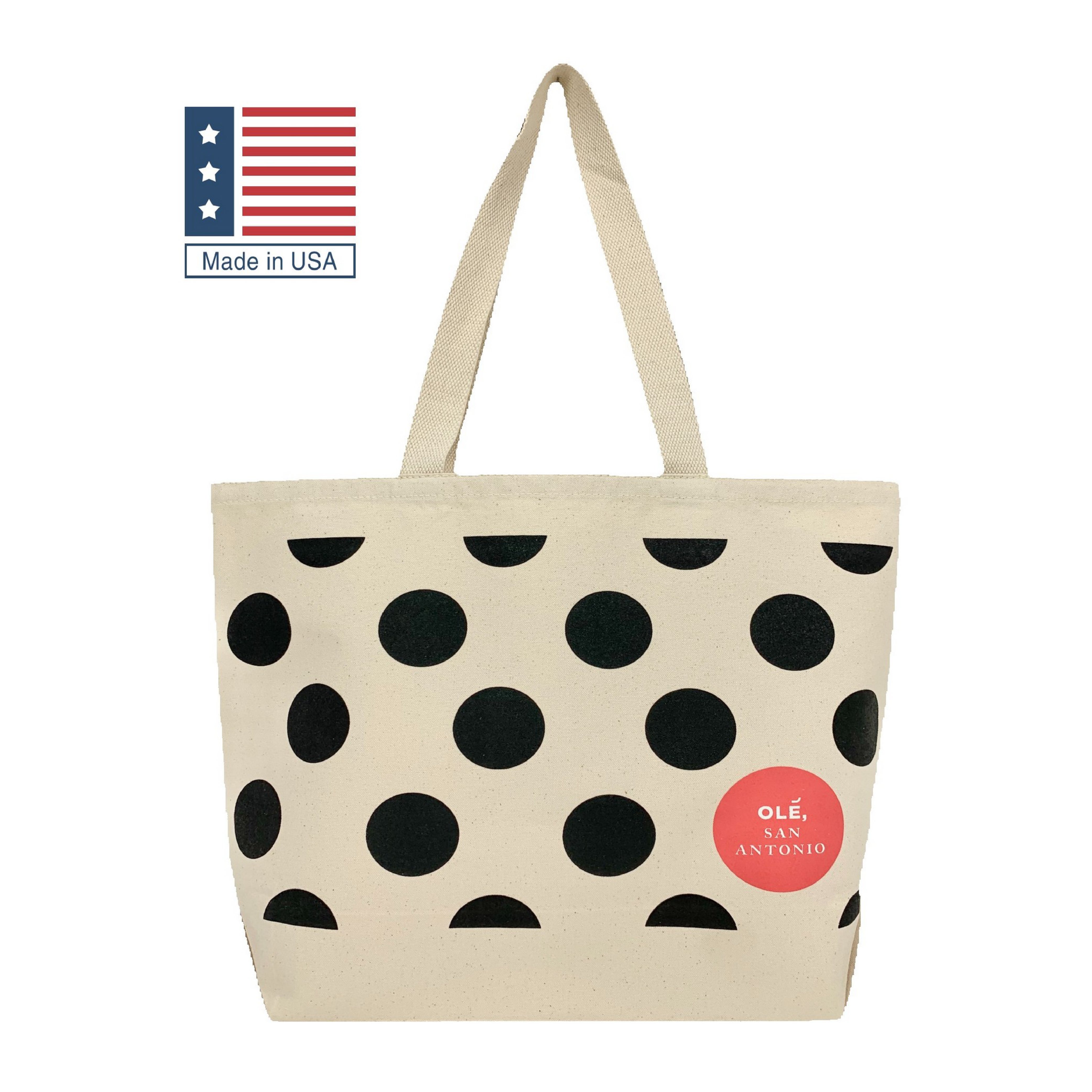 USA Made 100% Cotton Canvas Tote | 12 oz | 18x14x6