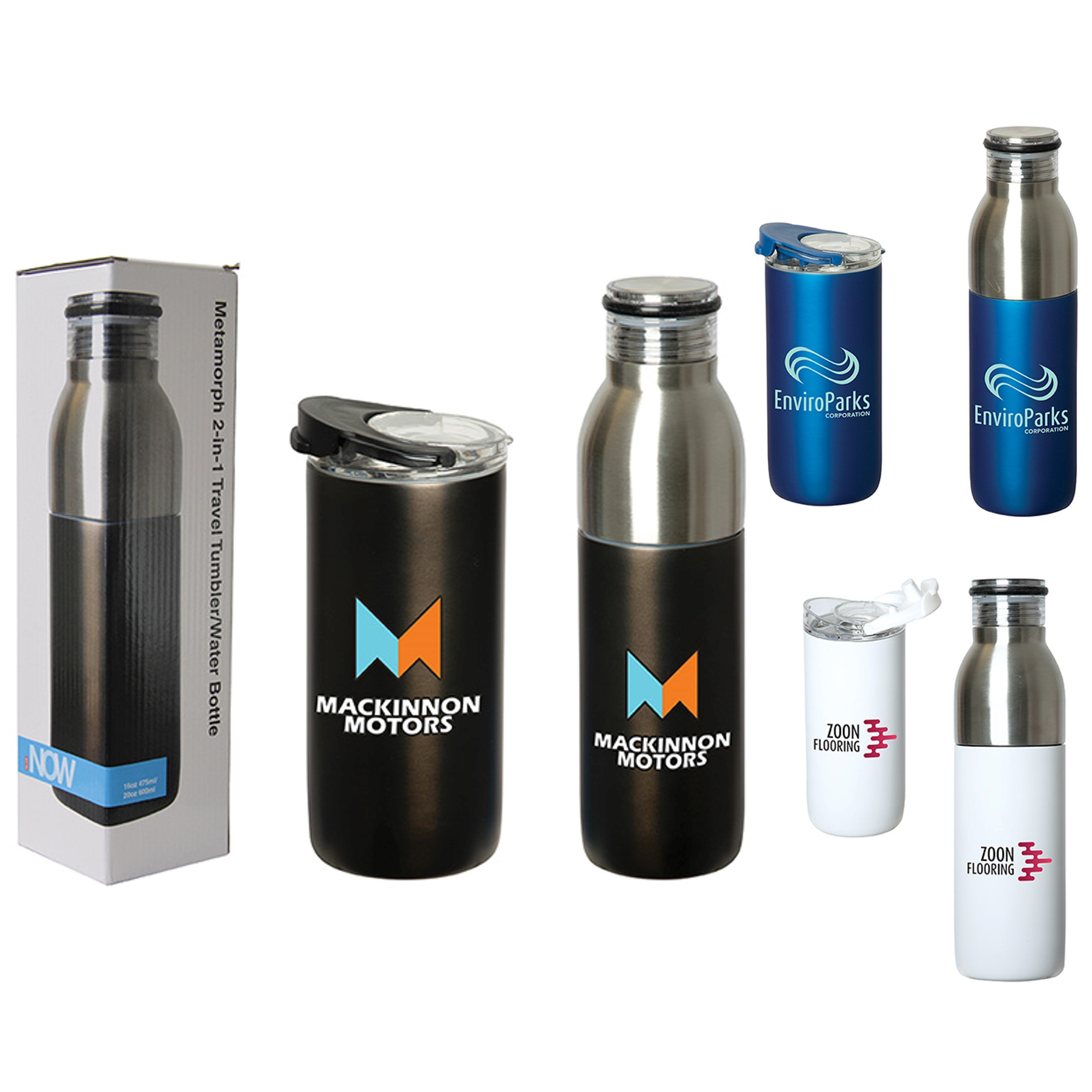 2-in-1 Vacuum Insulated Travel Tumbler