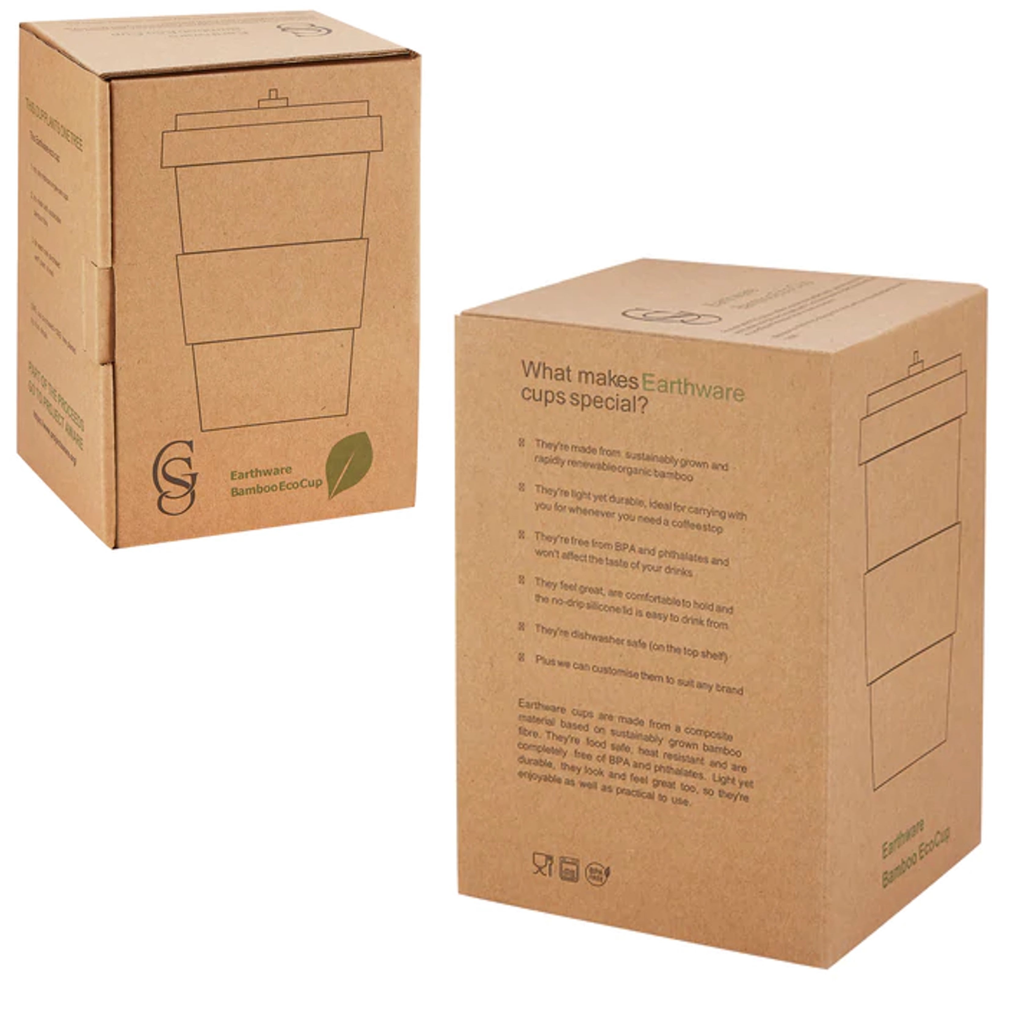 Bamboo Fiber Coffee Tumbler 16 oz
