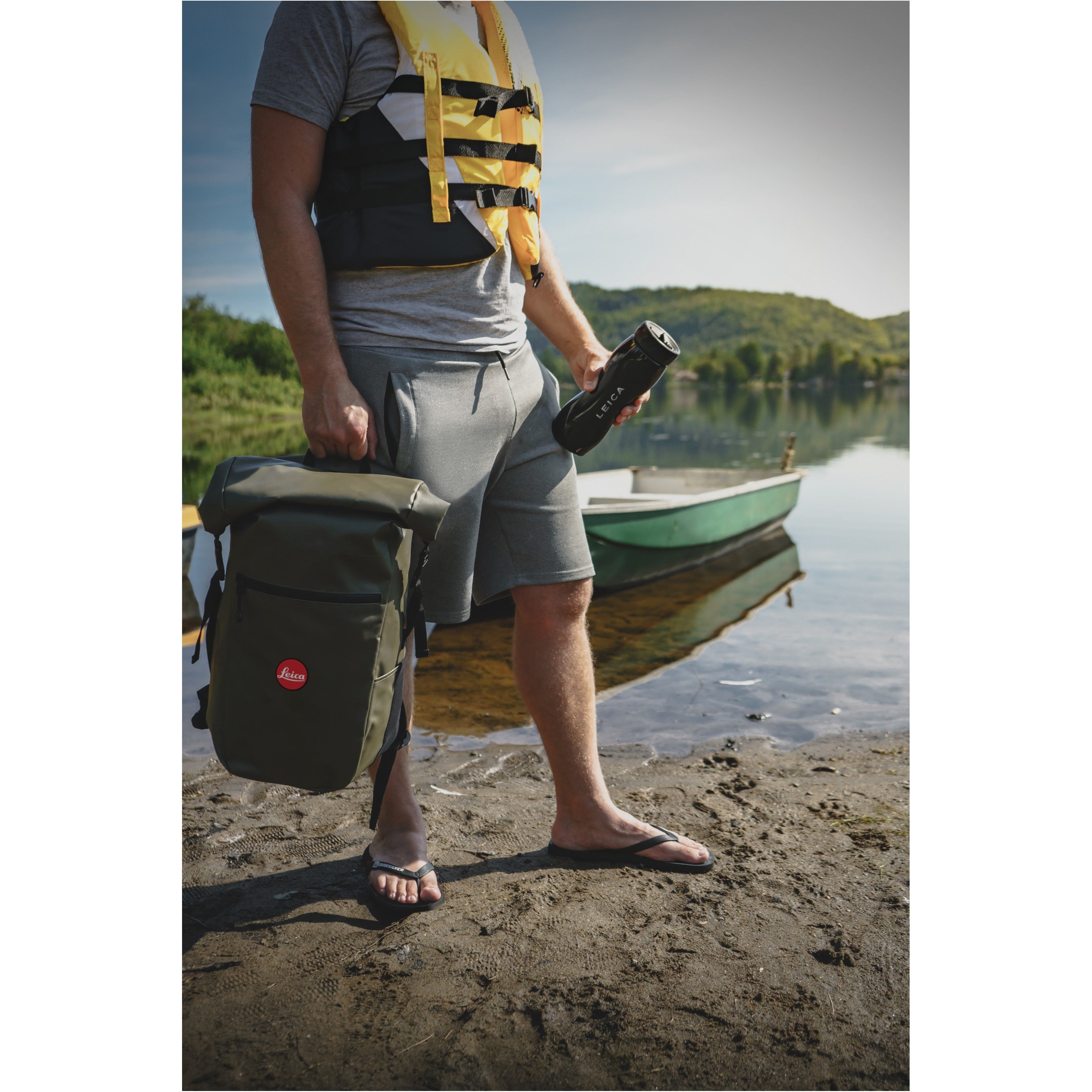 Custom Branded Water Resistant Roll-Top Backpack | 10x26