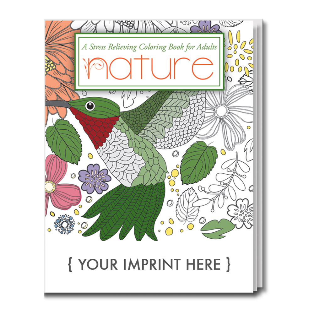 Coloring Book for Adults Nature USA Made