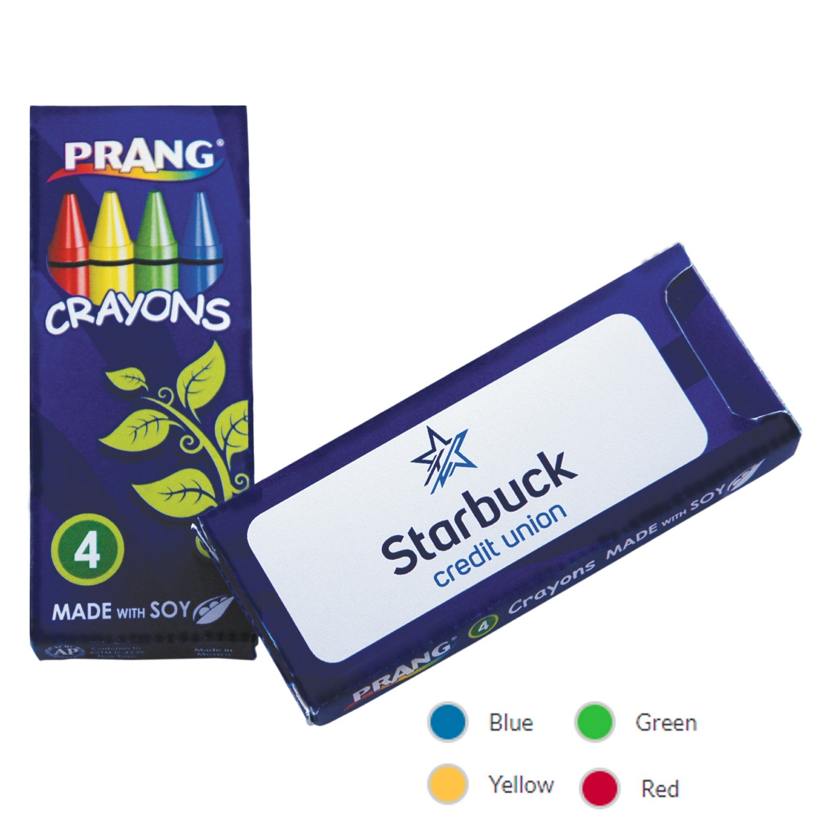 Custom Imprinted Soy Crayons | 4 Pack