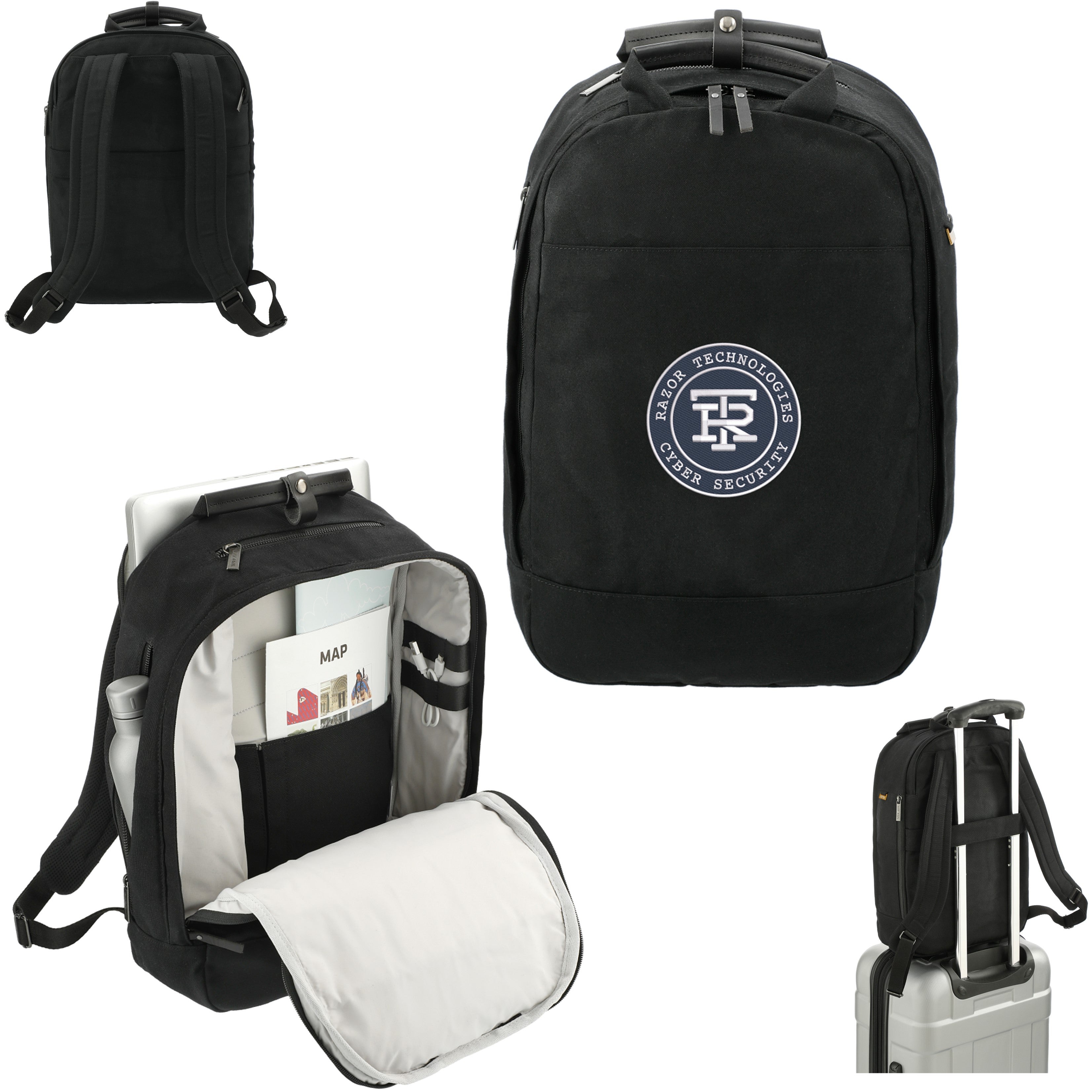 Day Owl Recycled Computer Backpack | Circular Bag