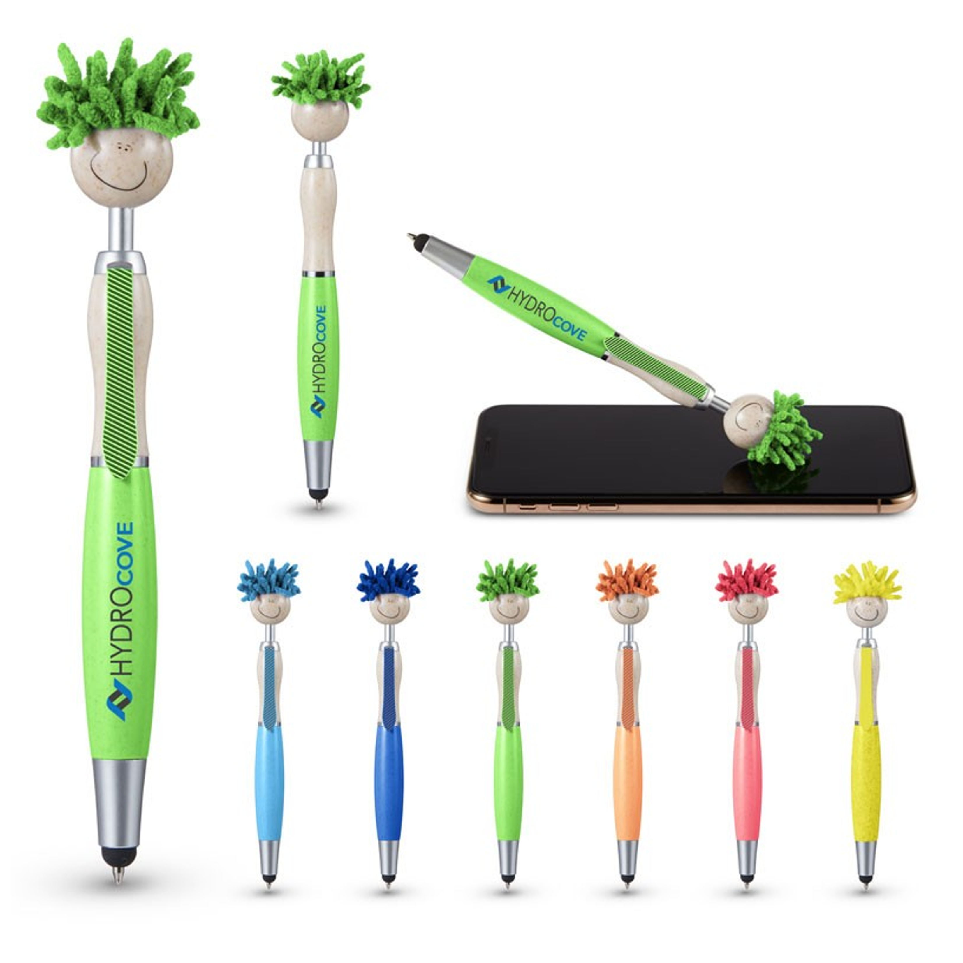 MOPTOPPERS® Wheat Straw Ballpoint Stylus Pen