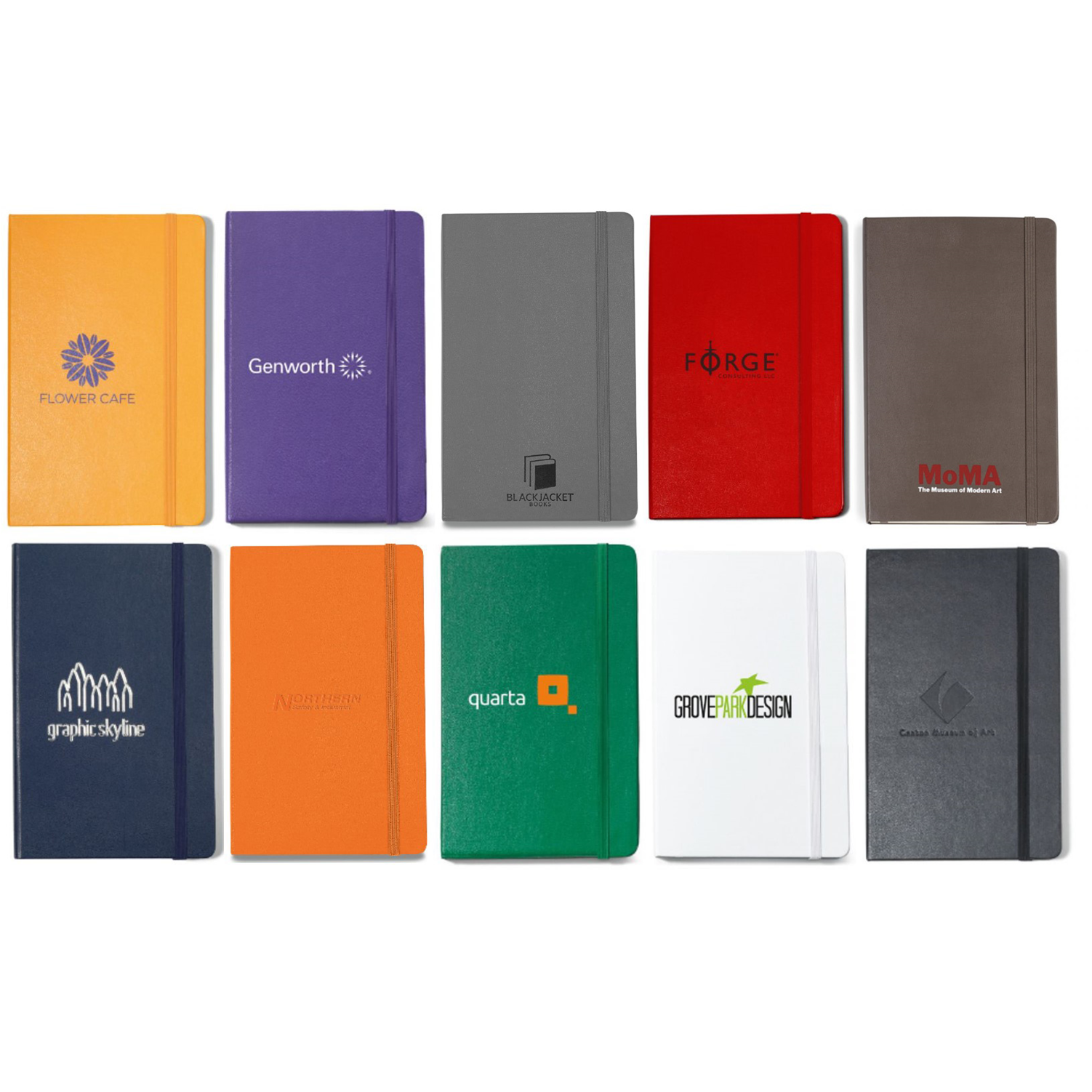 Custom Moleskine® Notebook | Hard Cover | 5x8 - Debossed	
