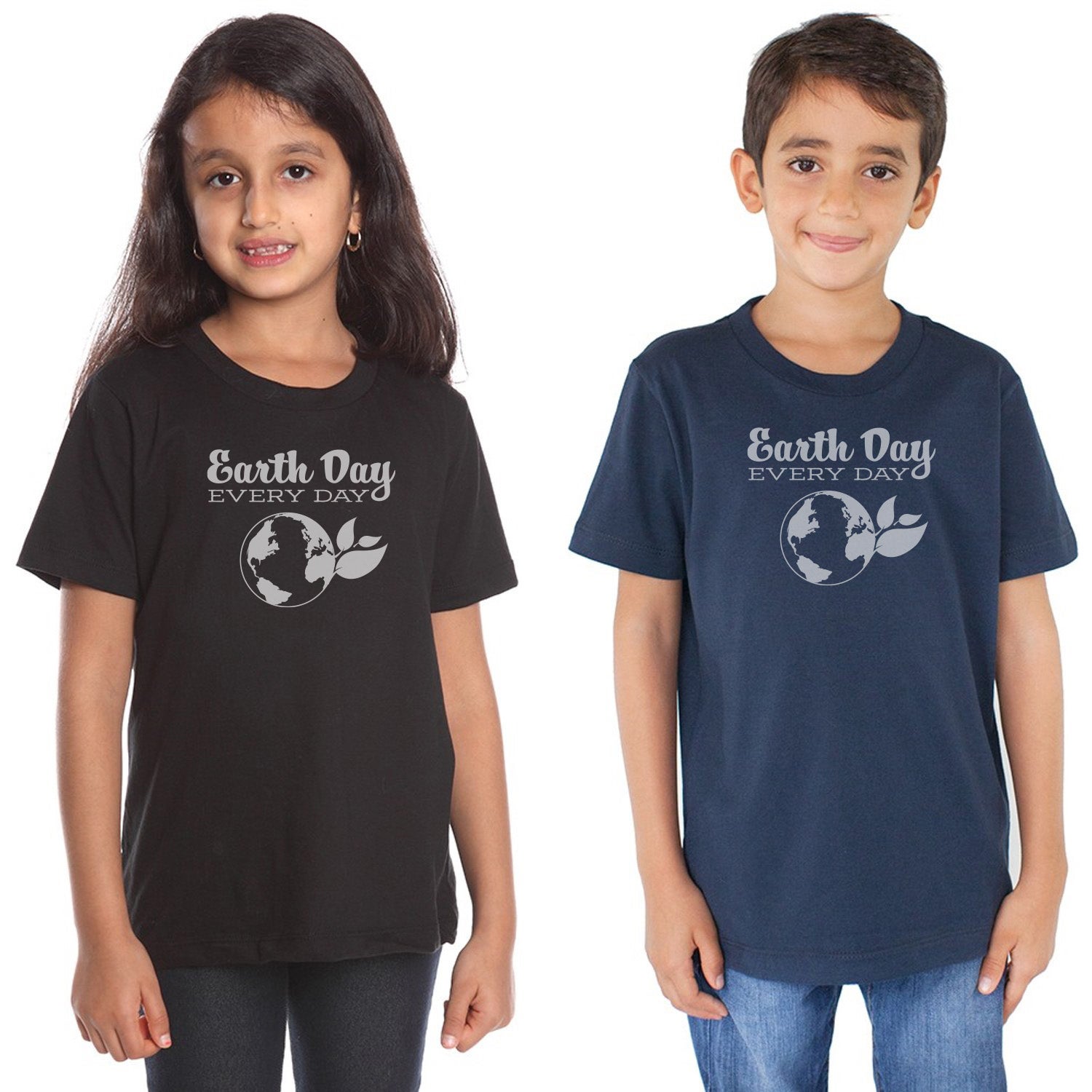 Youth Earth Day organic cotton USA made short sleeve t-shirt