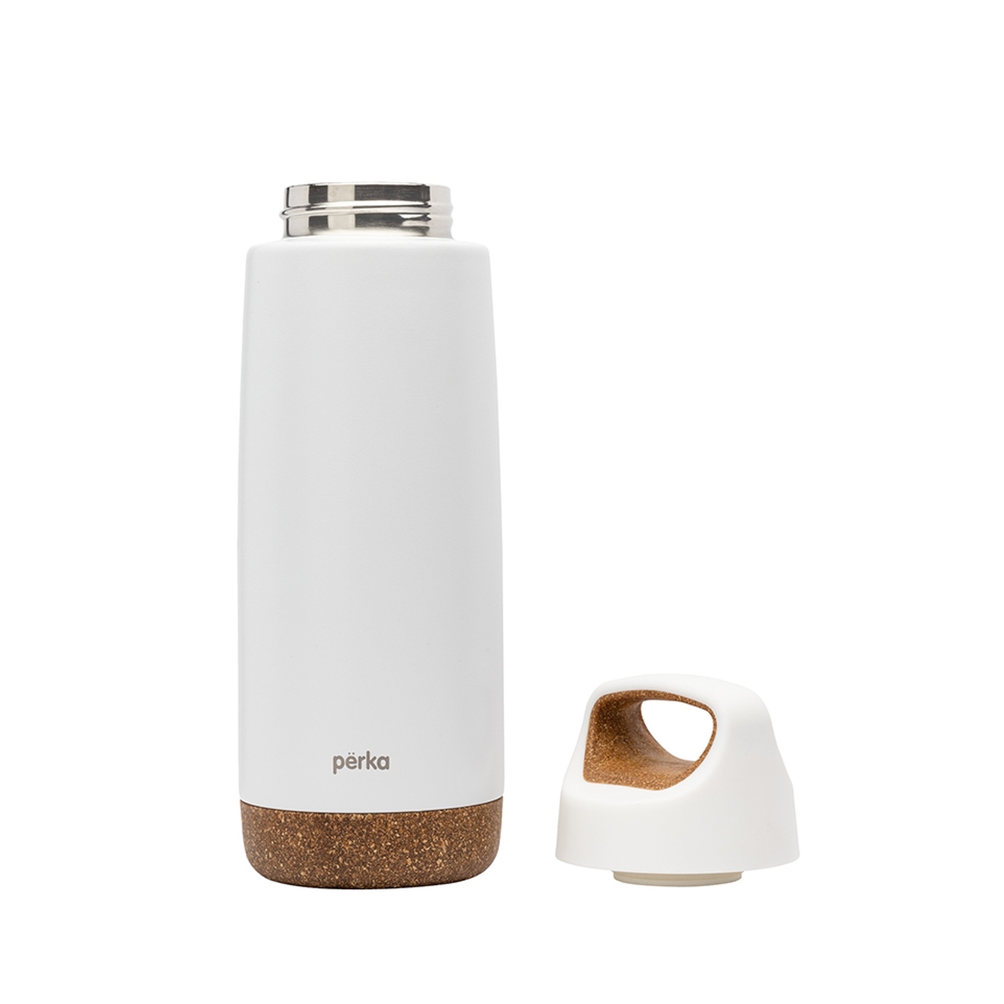 Perka® Stainless Steel Bottle with Cork Base | 20 oz