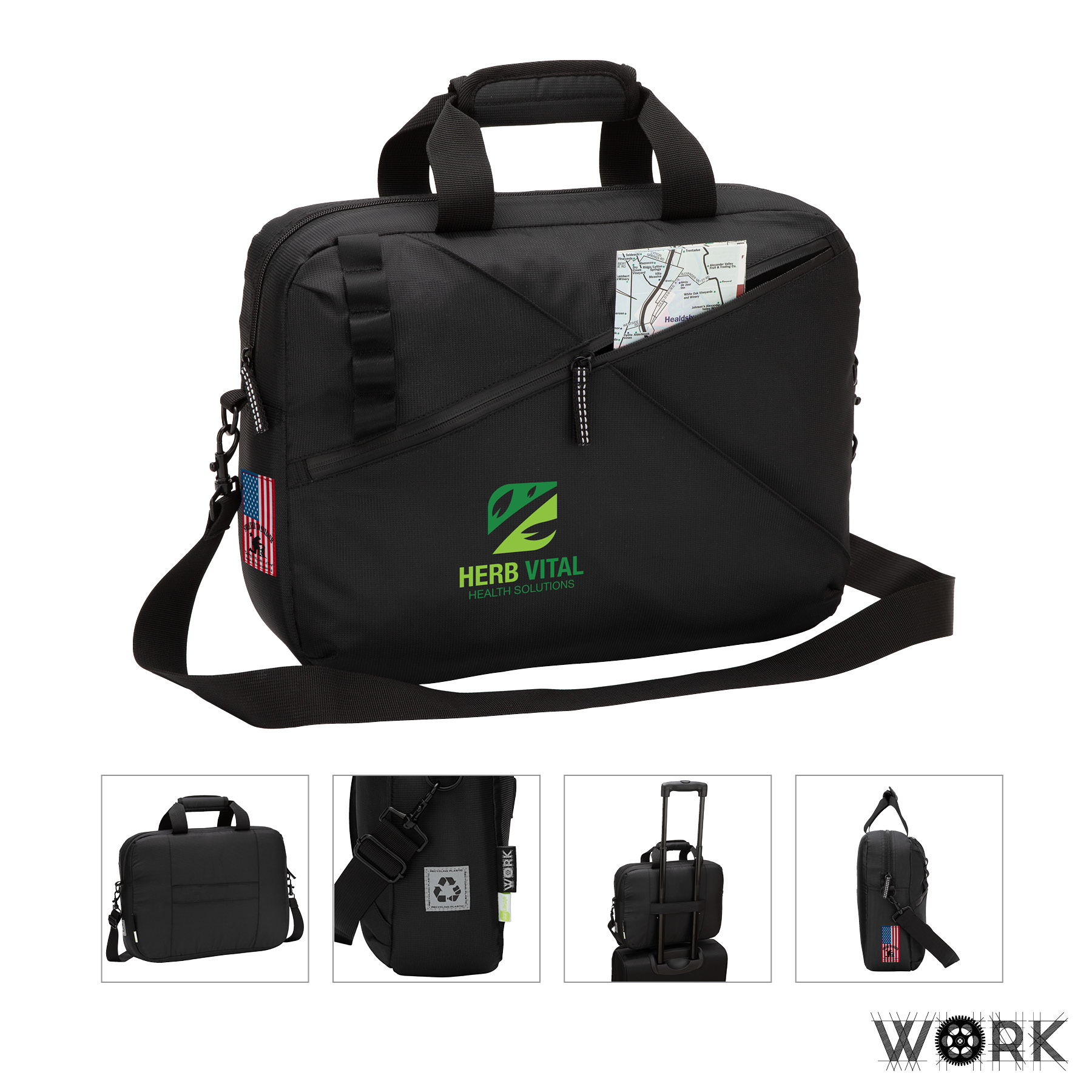 WORK® RPET Recycled Briefcase