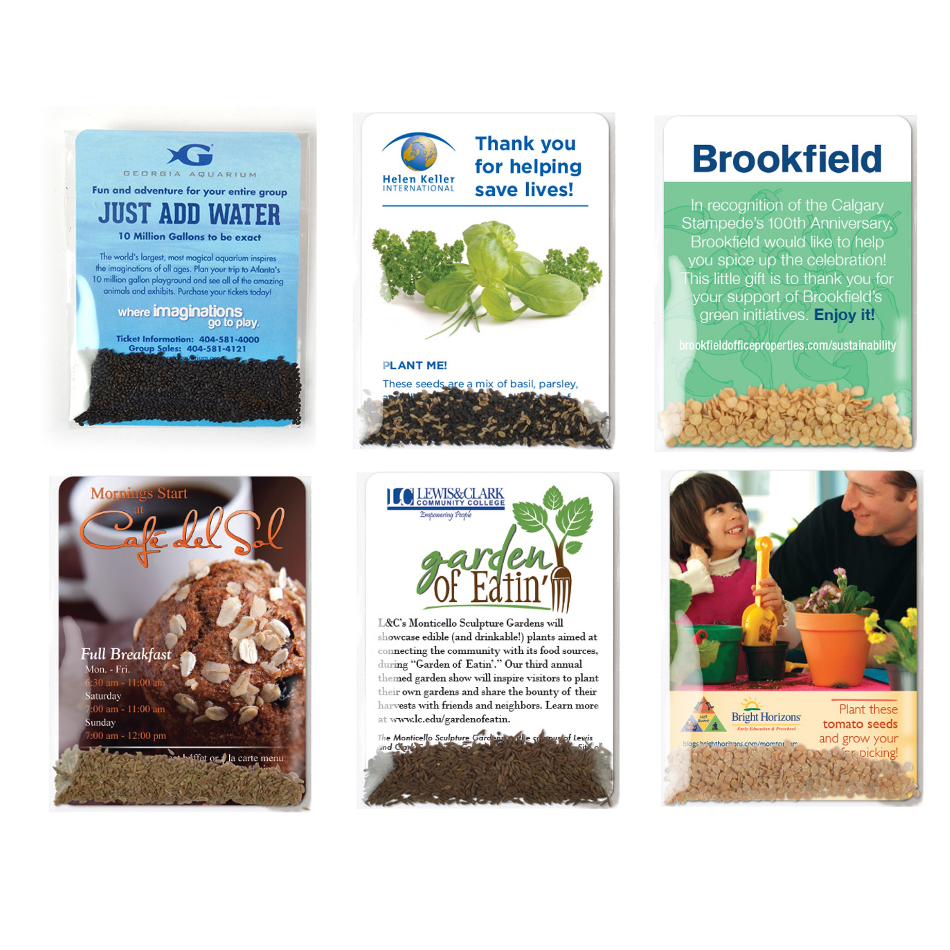 Personalized Vegetable Herb Seed Packets | USA Made | Recycled