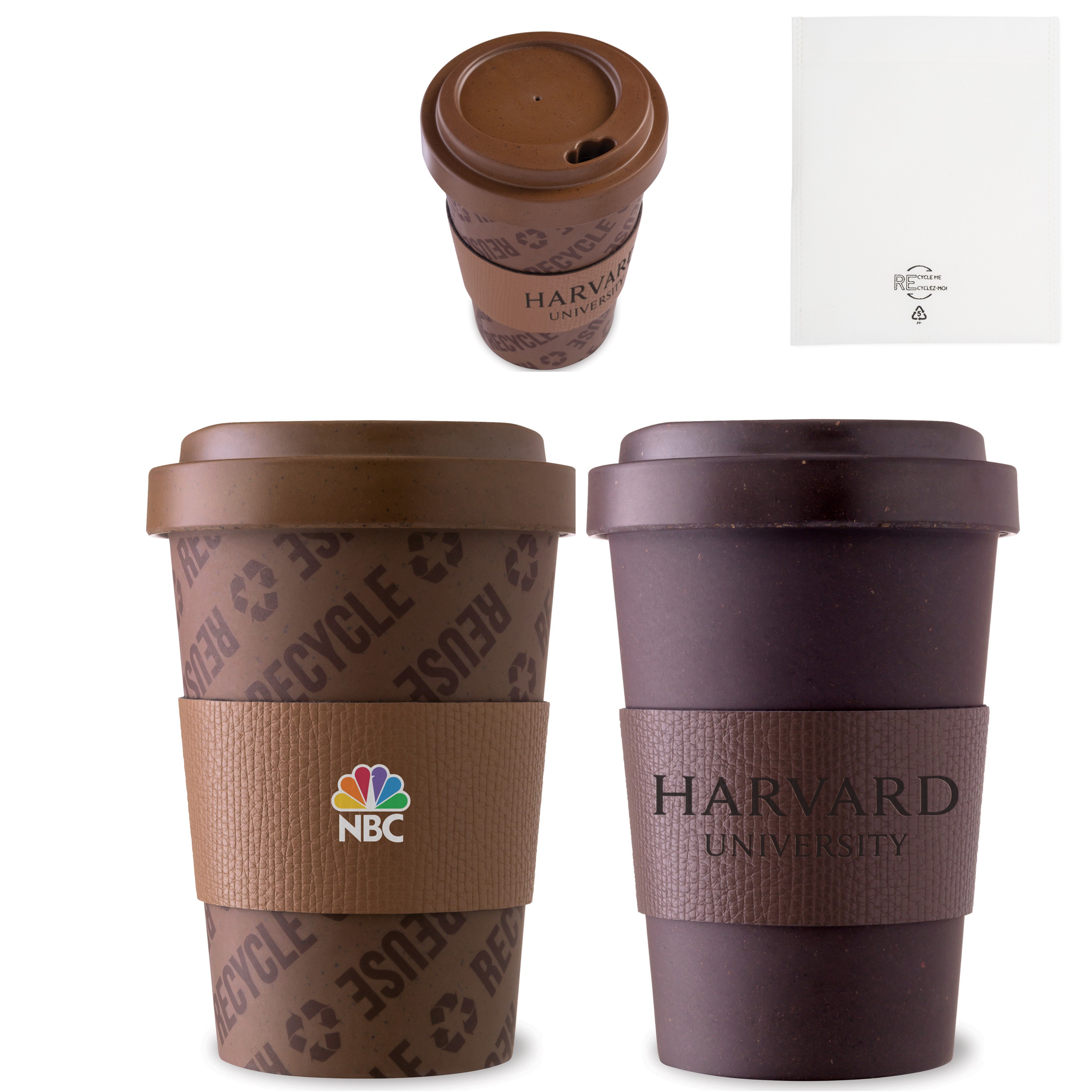 Recycled Coffee Ground Travel Mug  with Sleeve | 16 oz