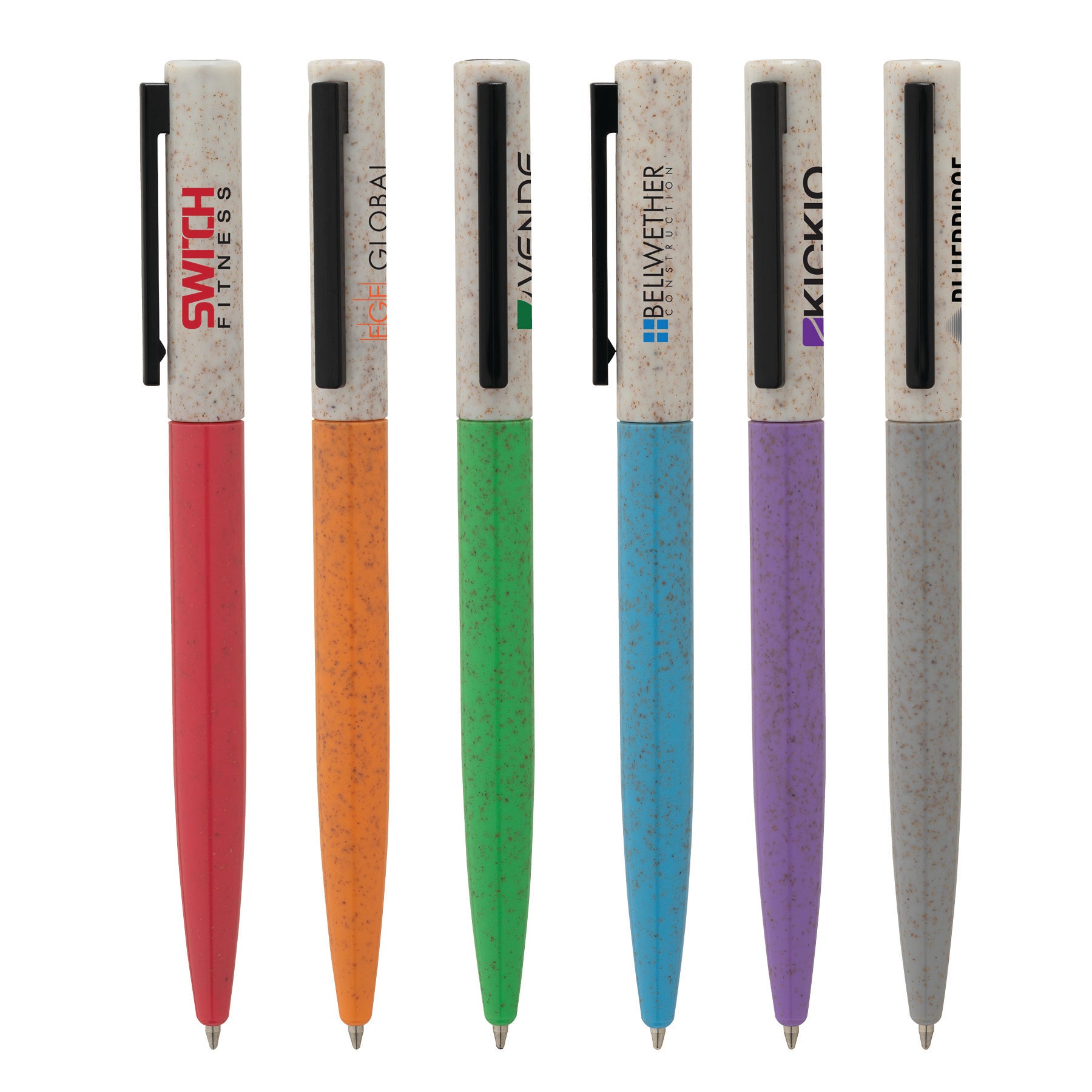 Recycled Wheat Husk Twist Action Pen Renewable
