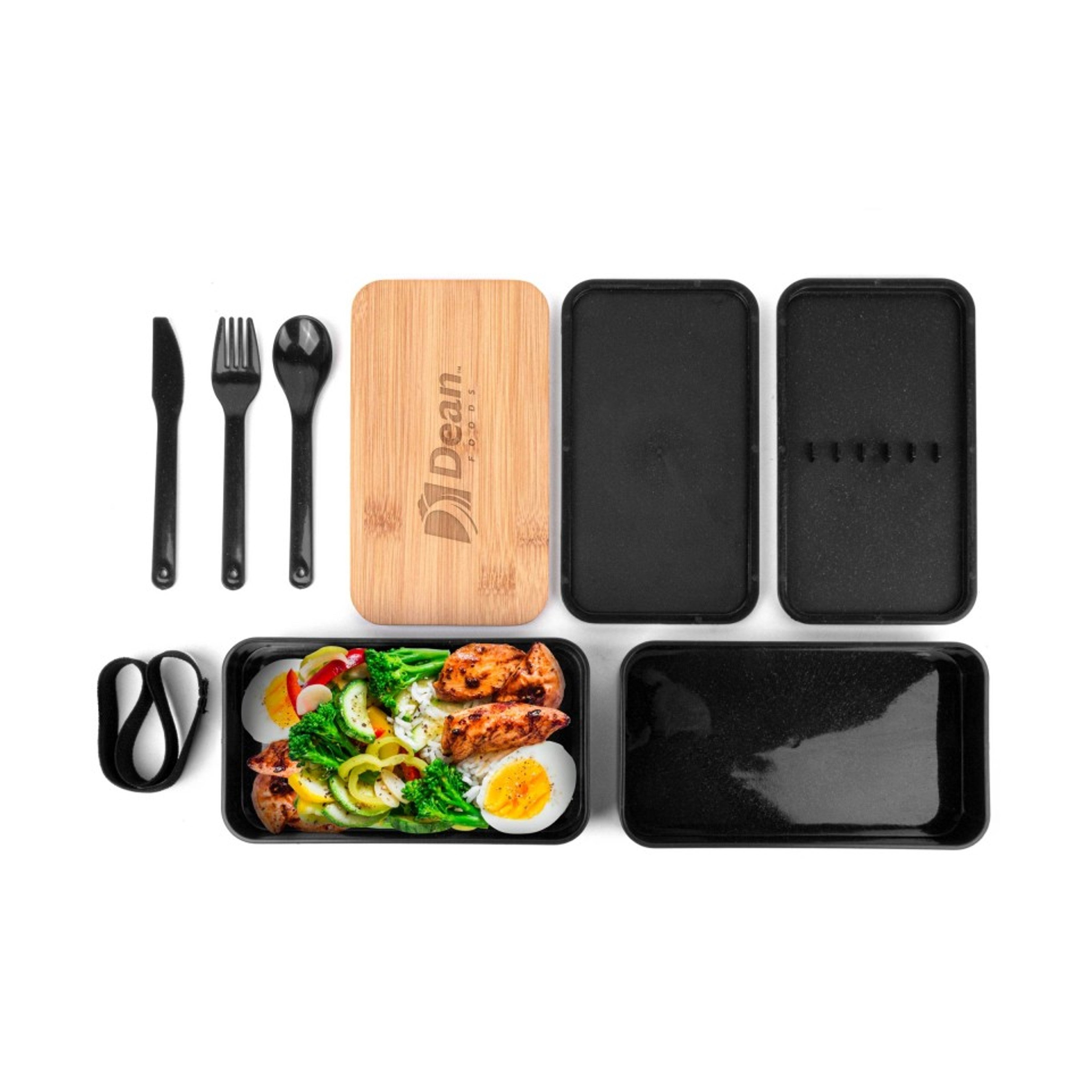 Recycled Wheat Straw Bento Box Set | Reusable