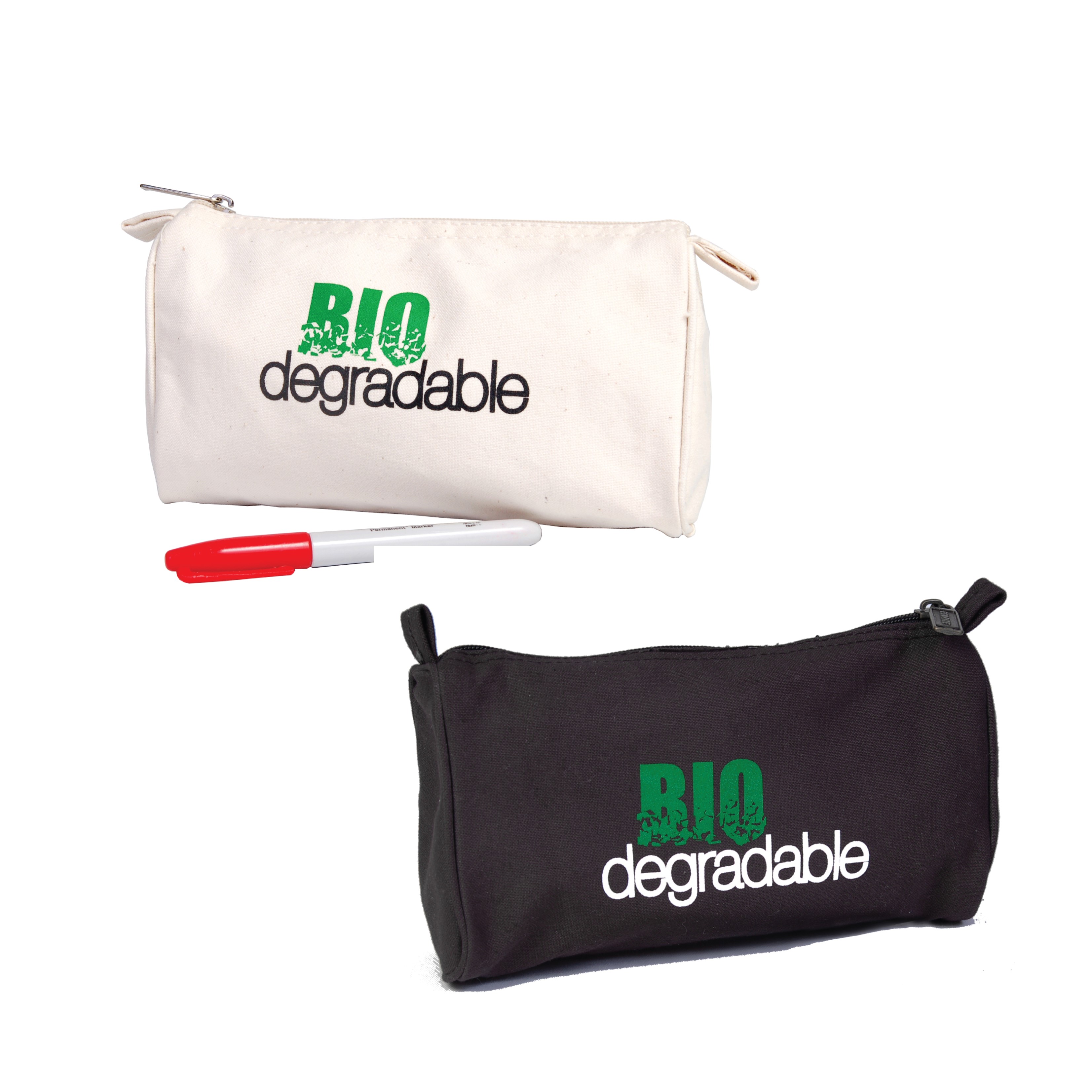 Biodegradable Cotton Canvas Cosmetic Bag