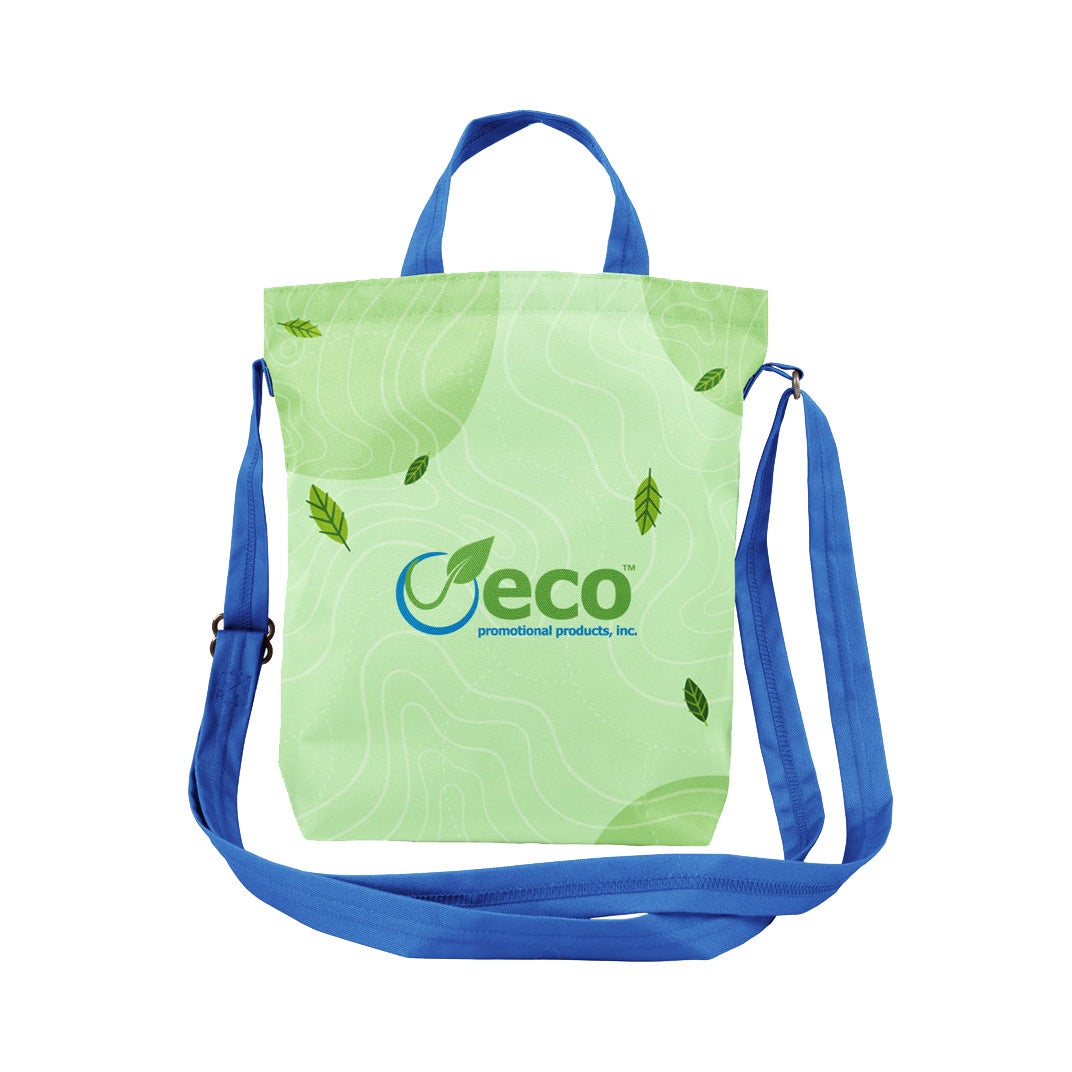 Recycled Cross-body Tote with Handles