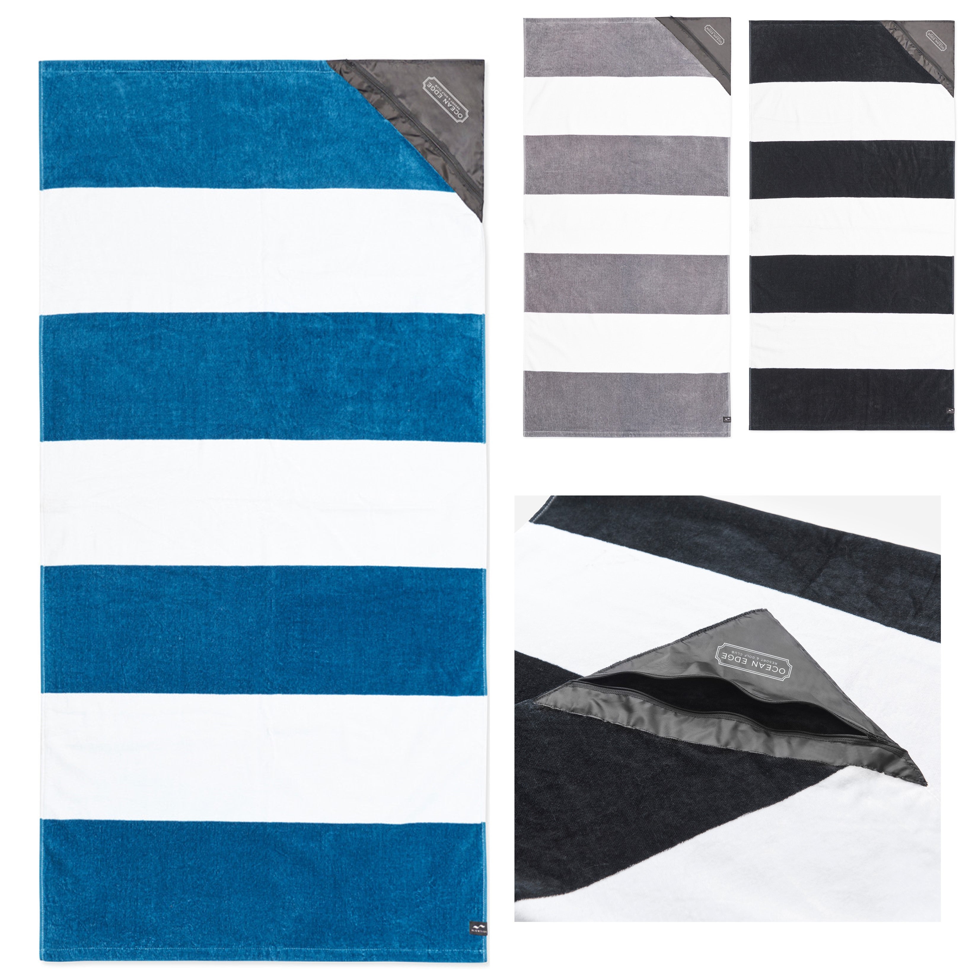 Slowtide™ Recycled Cotton Pocket Beach Towel