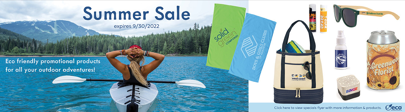 2022 Summer Promos Specials | Eco Promotional Products