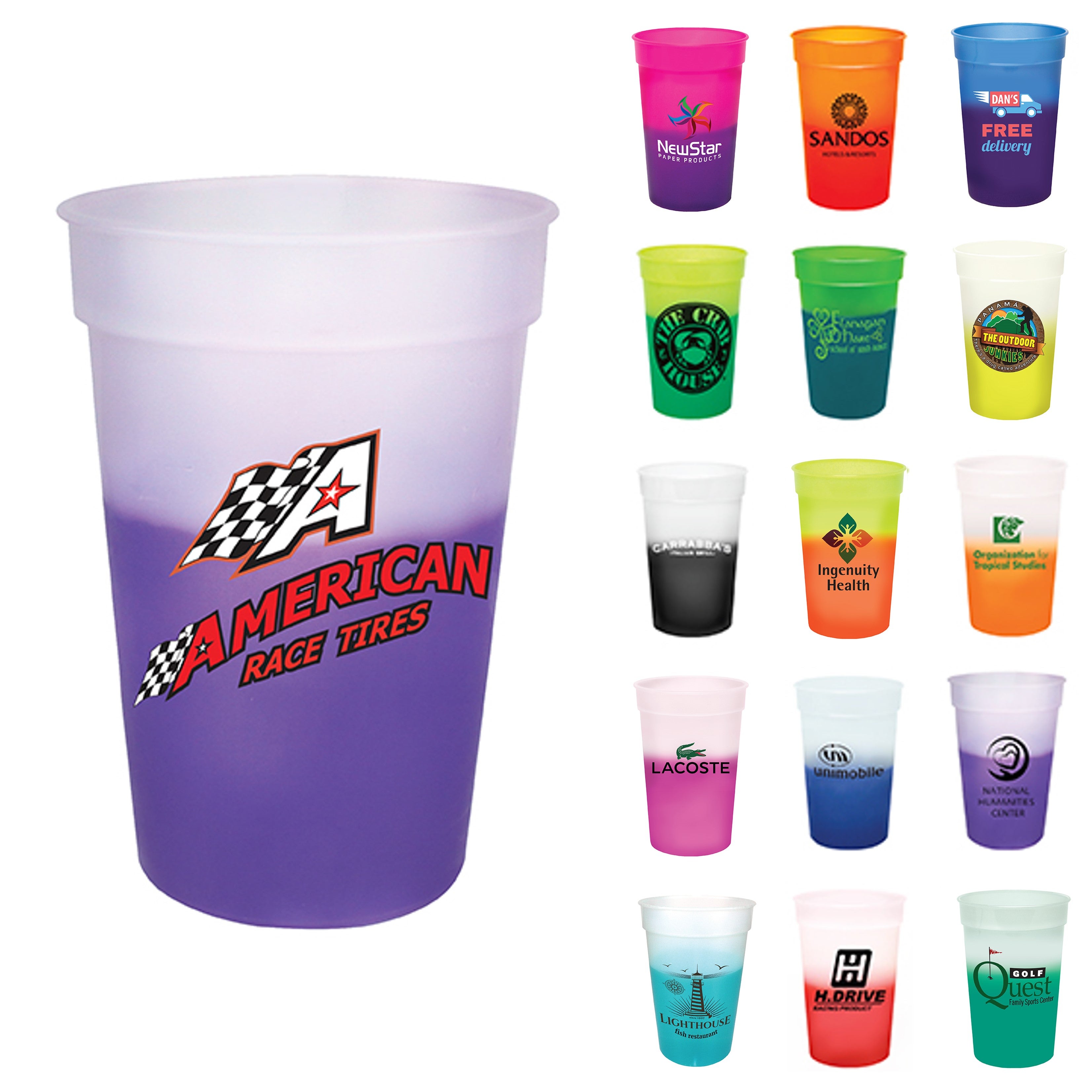 Custom Mood Stadium Cup | USA Made | 17 oz