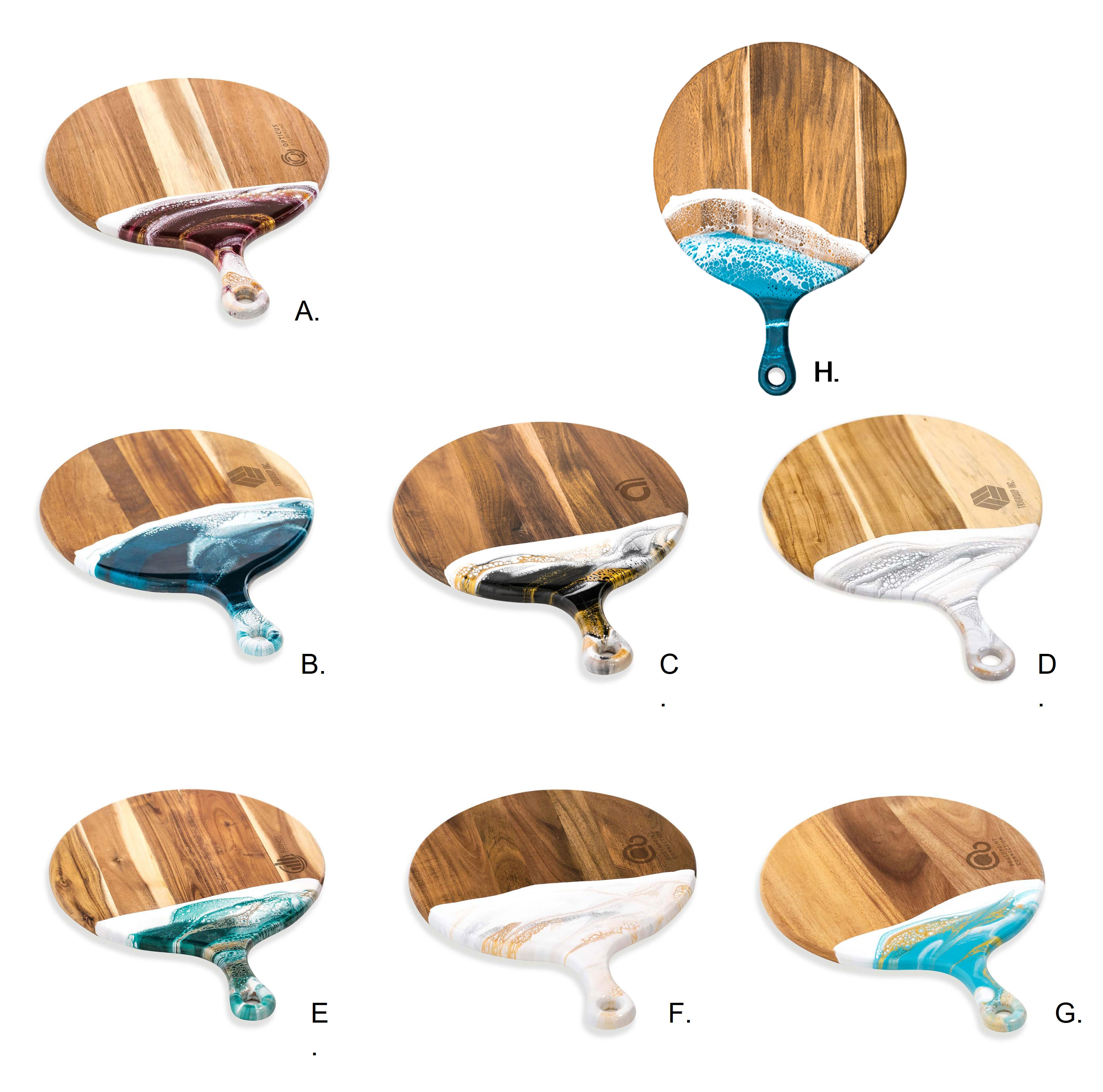 Round Paddle Acacia Serving Board