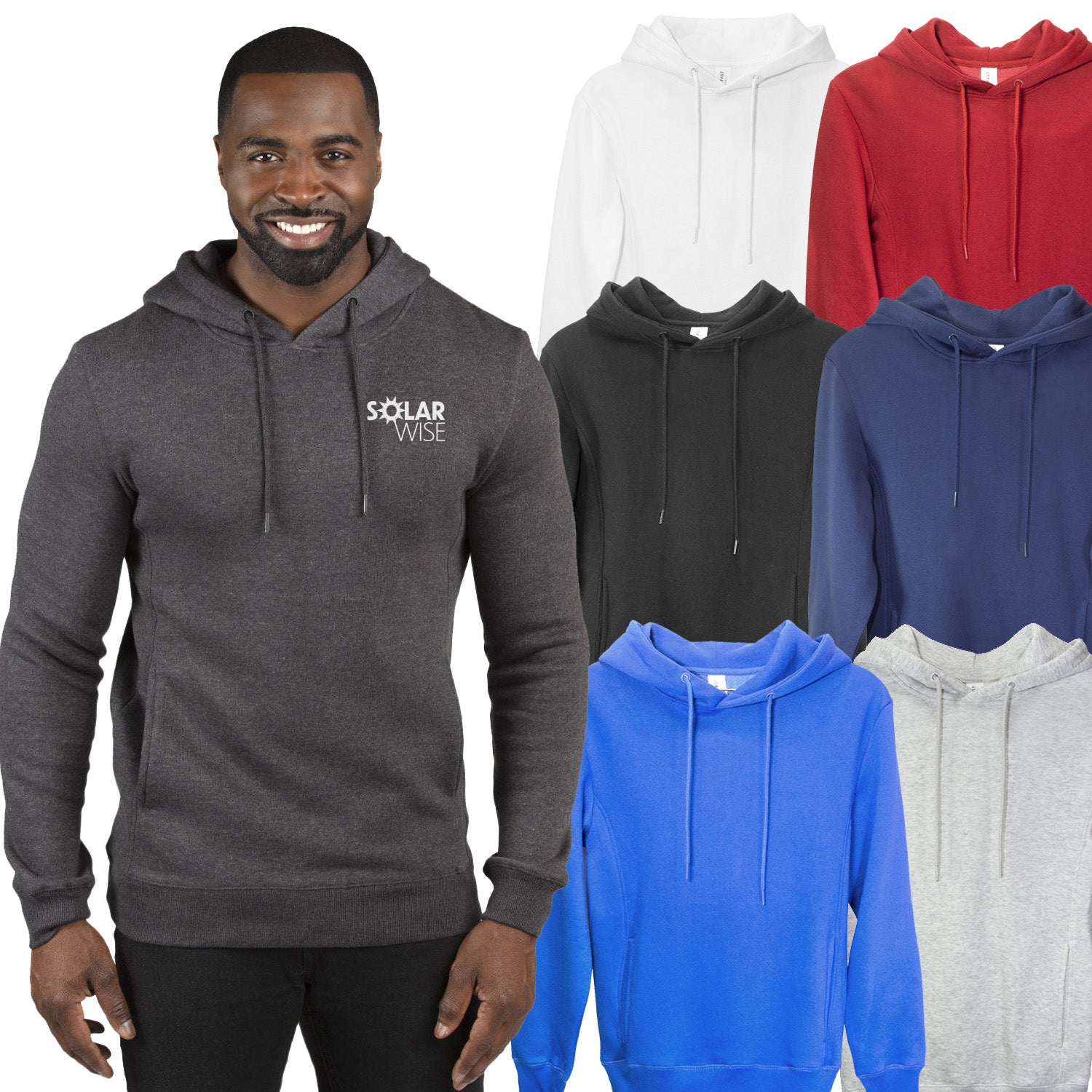 Recycled Unisex Eco Fleece Pullover Hoodie