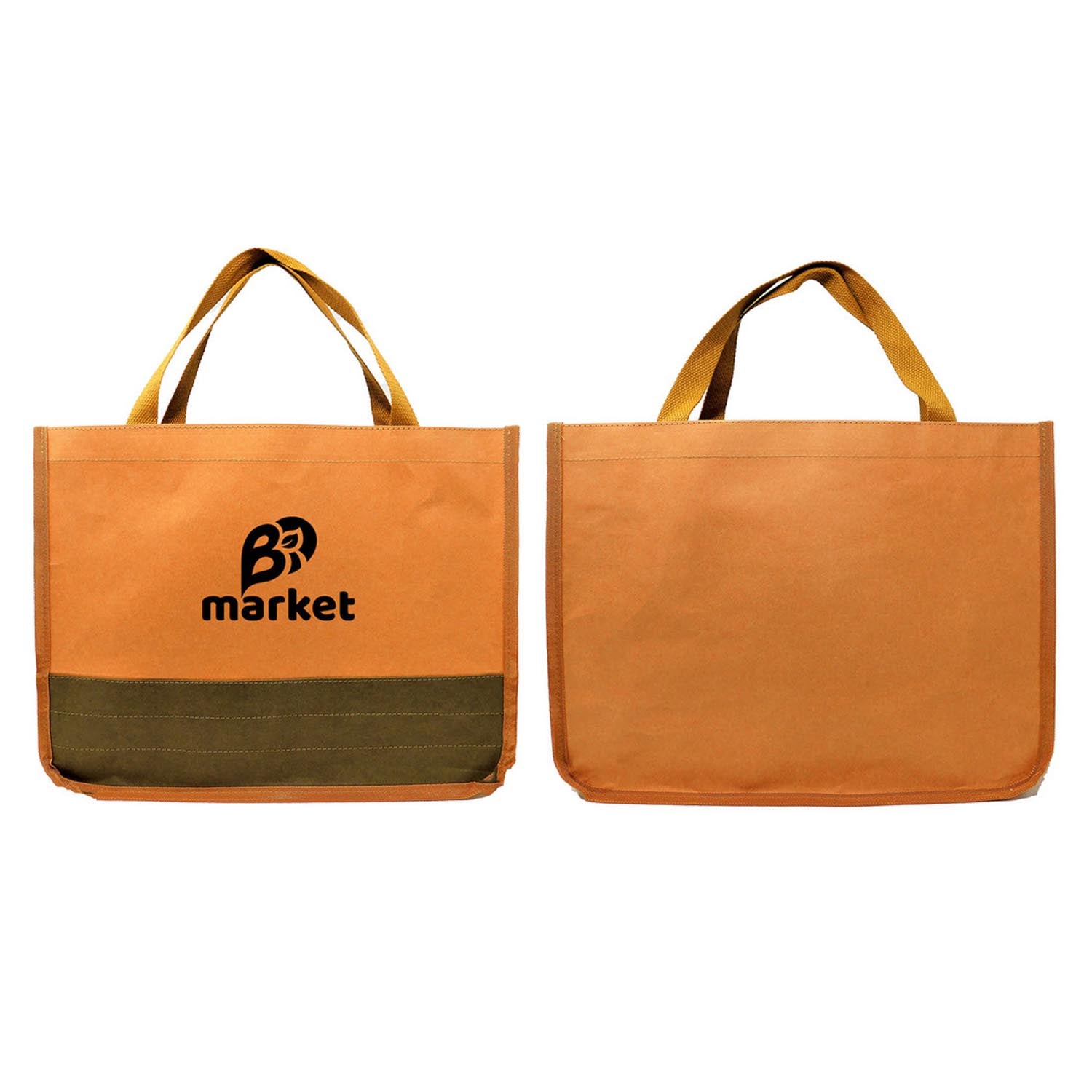 Large Washable Kraft Tote | 15x12x6