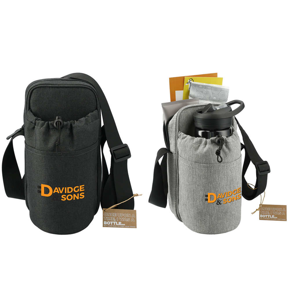 RPET Bottle Sling with Accessory Pouch