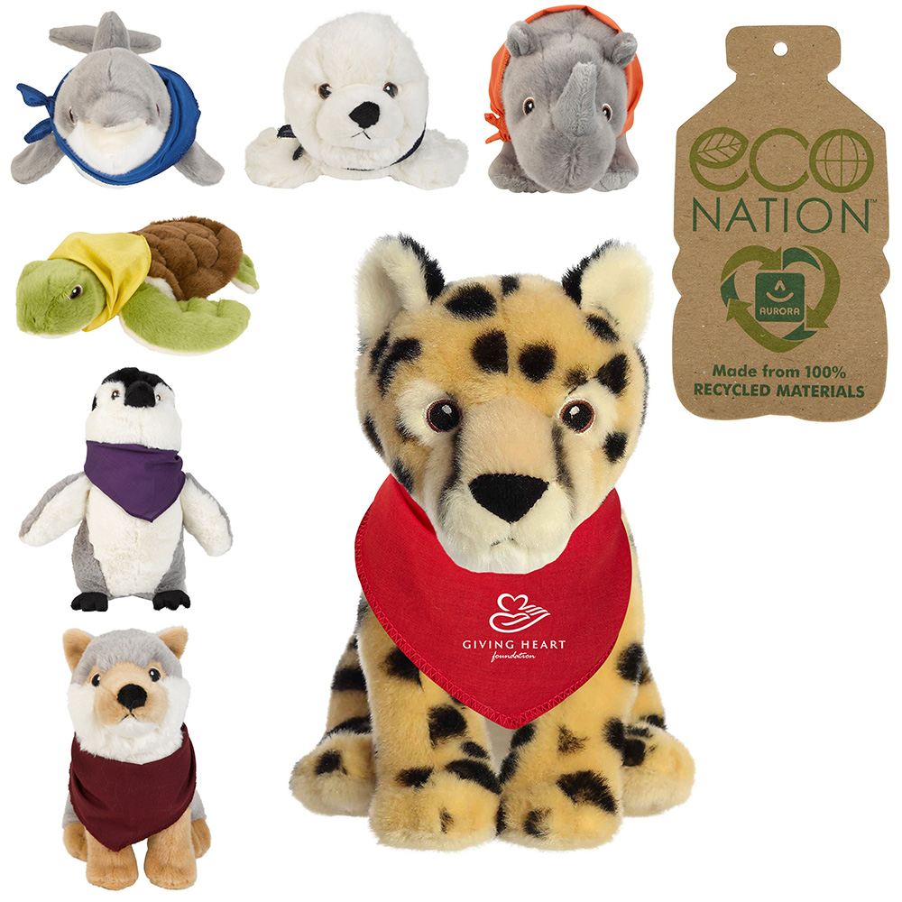 Recycled Aurora® Eco-Nation Plush Stuffed Animal