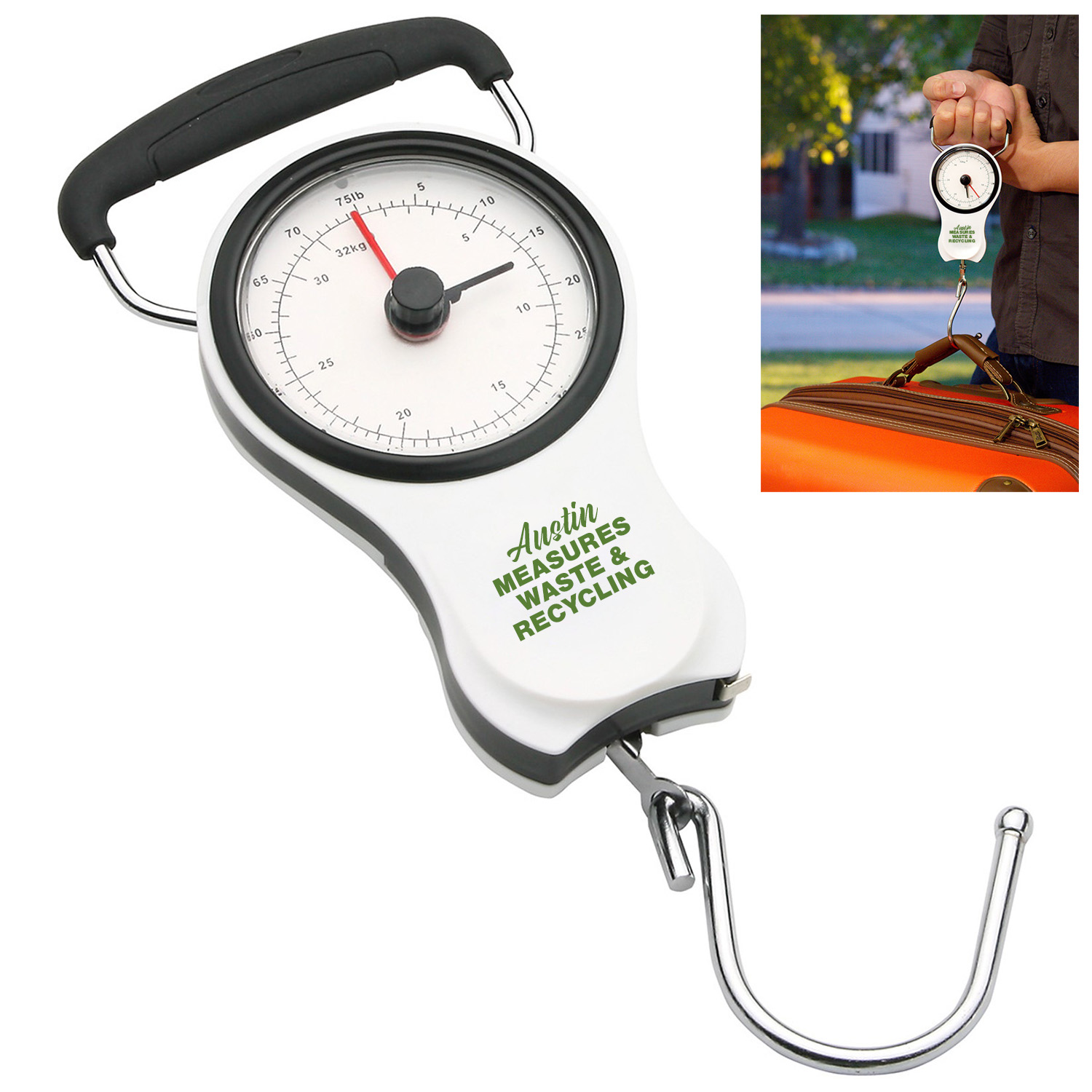 Unique Branded Logo Waste Recycling Luggage Collection Scale