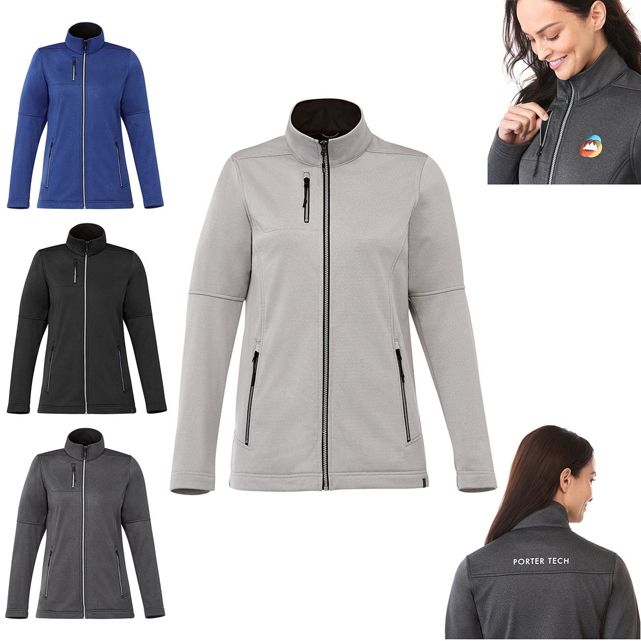 Women's Custom Eco Softshell Jacket | Recycled